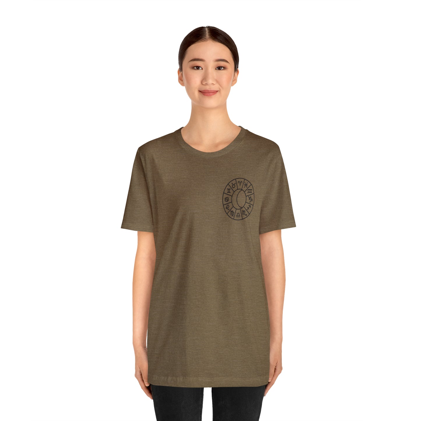 Zodiac Virgo - Astrology Unisex Jersey Short Sleeve Tee Front/Back Print