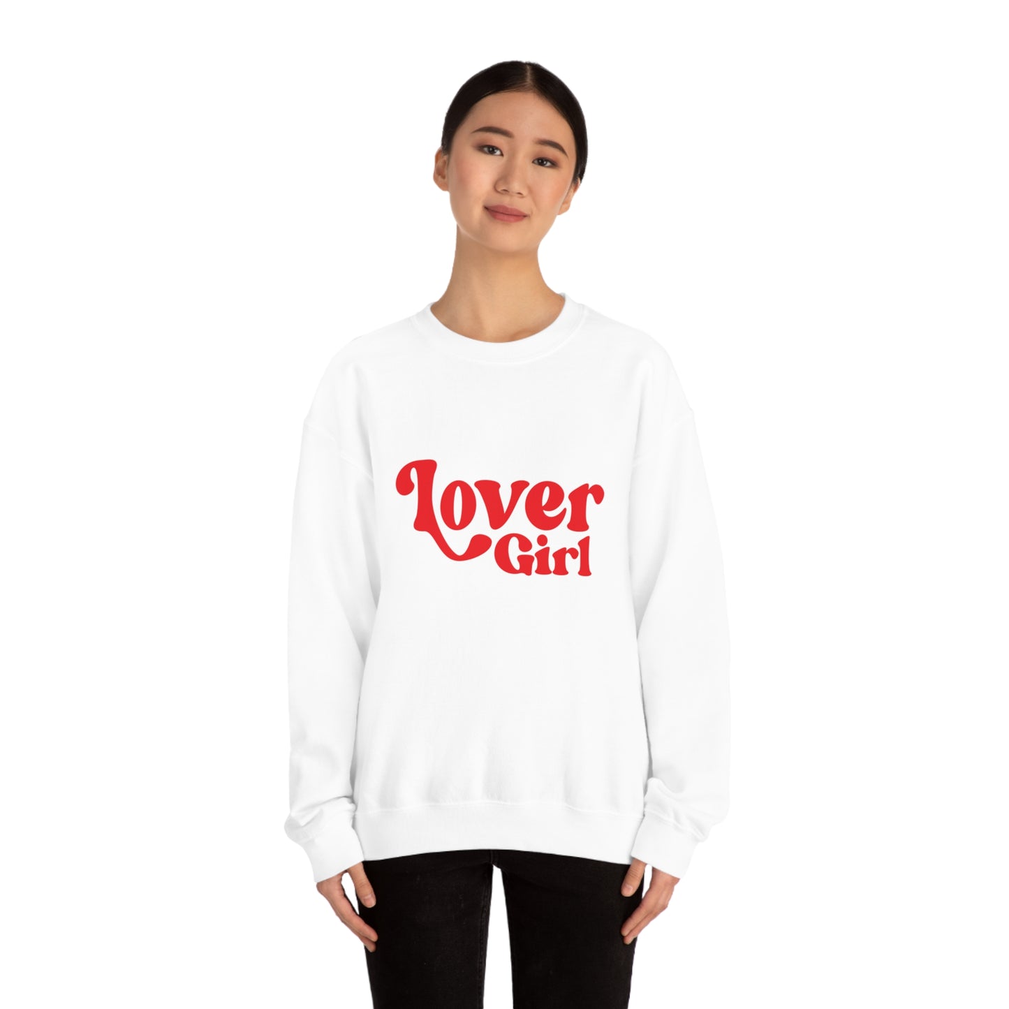Lover Girl Valentines Day Unisex Heavy Blend Crewneck Sweatshirt
