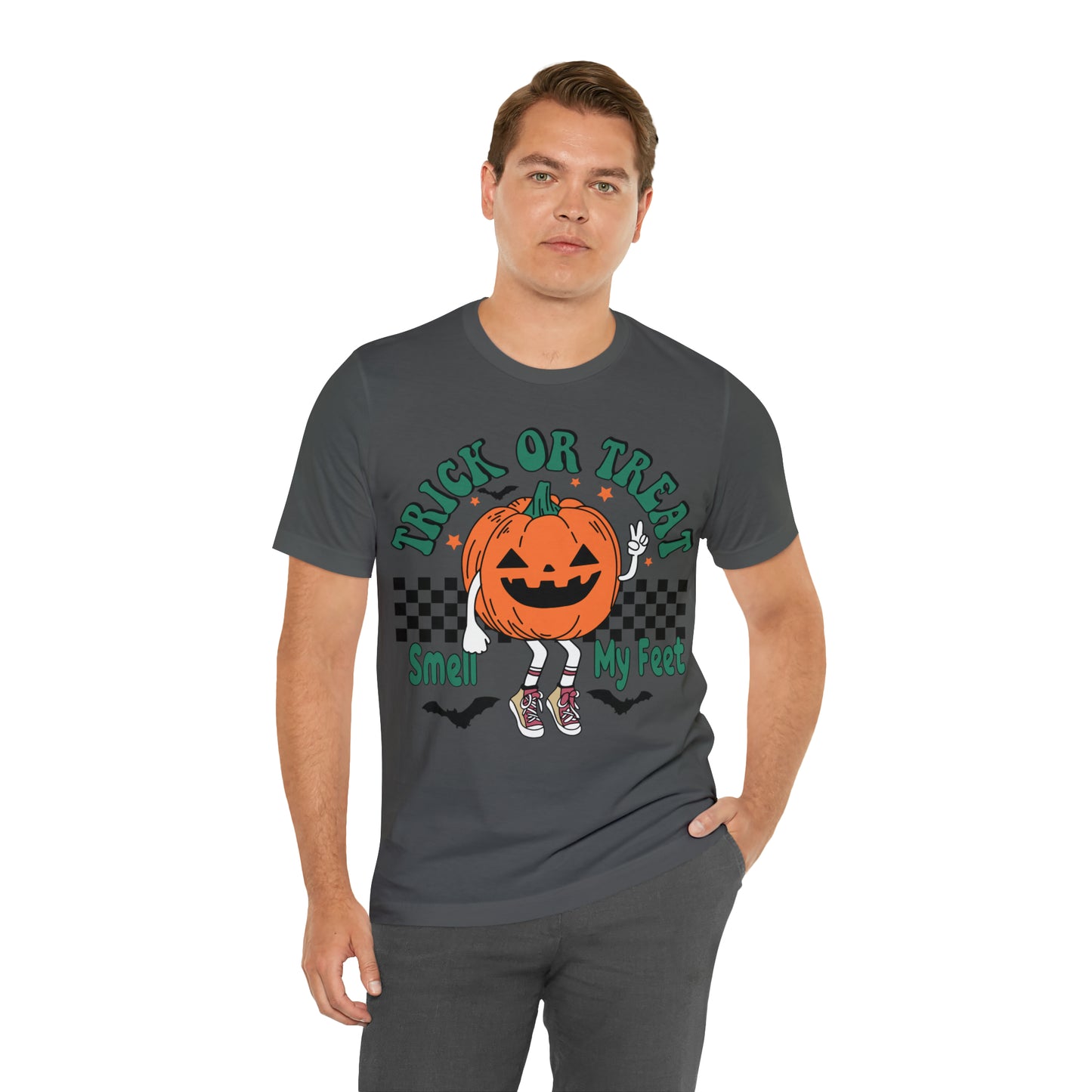 Trick or Treat Smell My Feet | Unisex Jersey Short Sleeve Tee