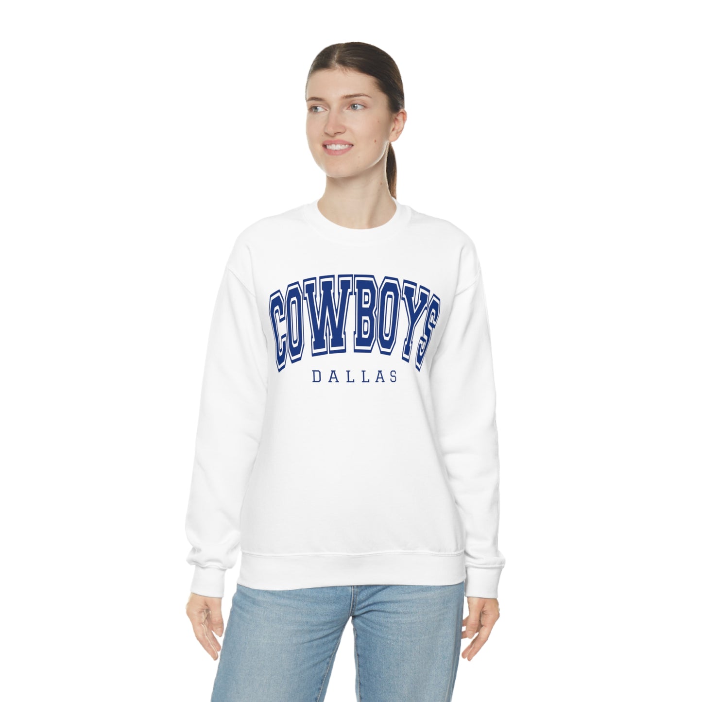 Dallas Cowboys Football Unisex Heavy Blend Crewneck Sweatshirt