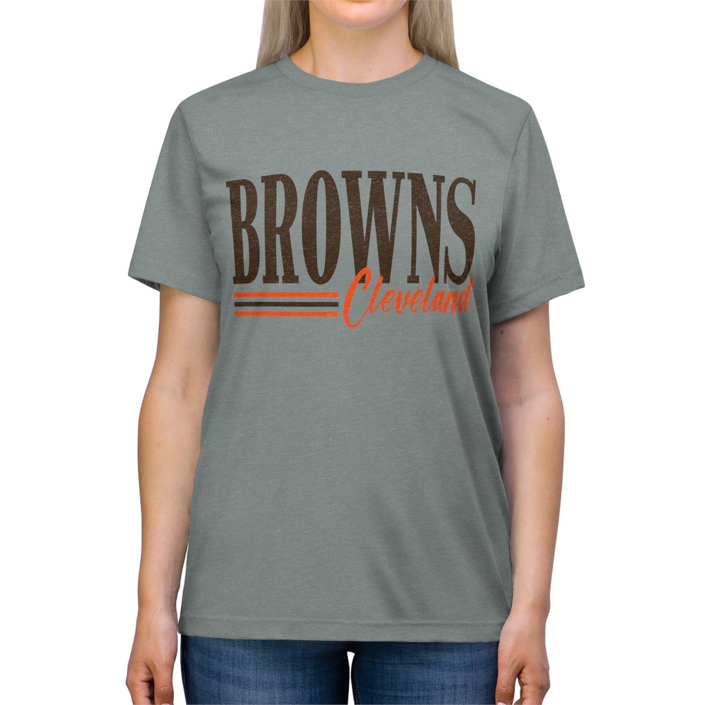 Cleveland Football Unisex Triblend Tee