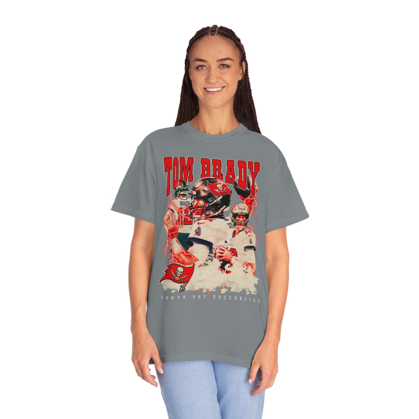 Brady Buccaneers Football Unisex Garment-Dyed T-shirt