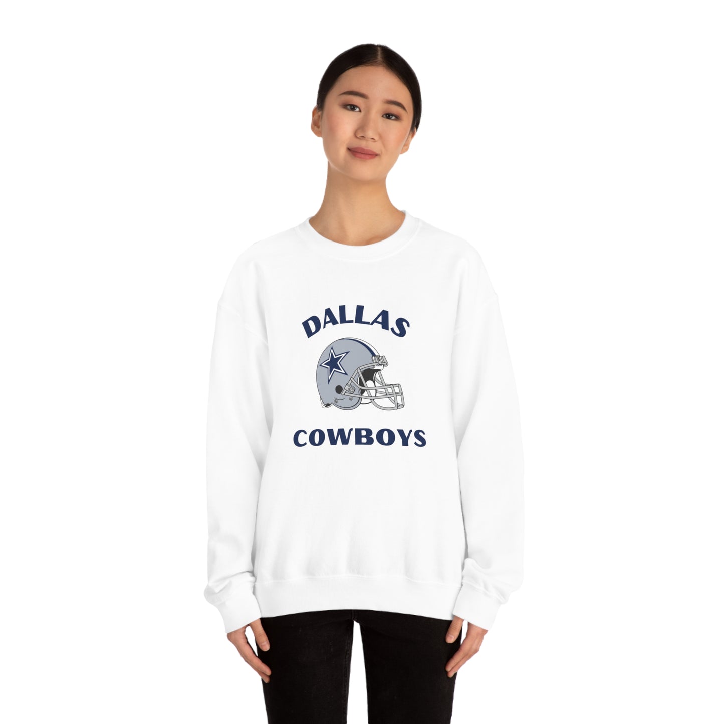 Dallas Cowboys Football Unisex Heavy Blend Crewneck Sweatshirt