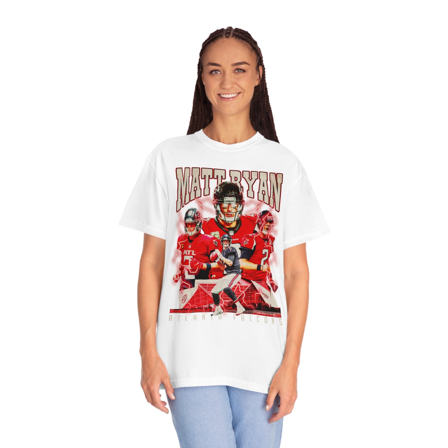 Ryan Falcons Football Unisex Garment-Dyed T-shirt