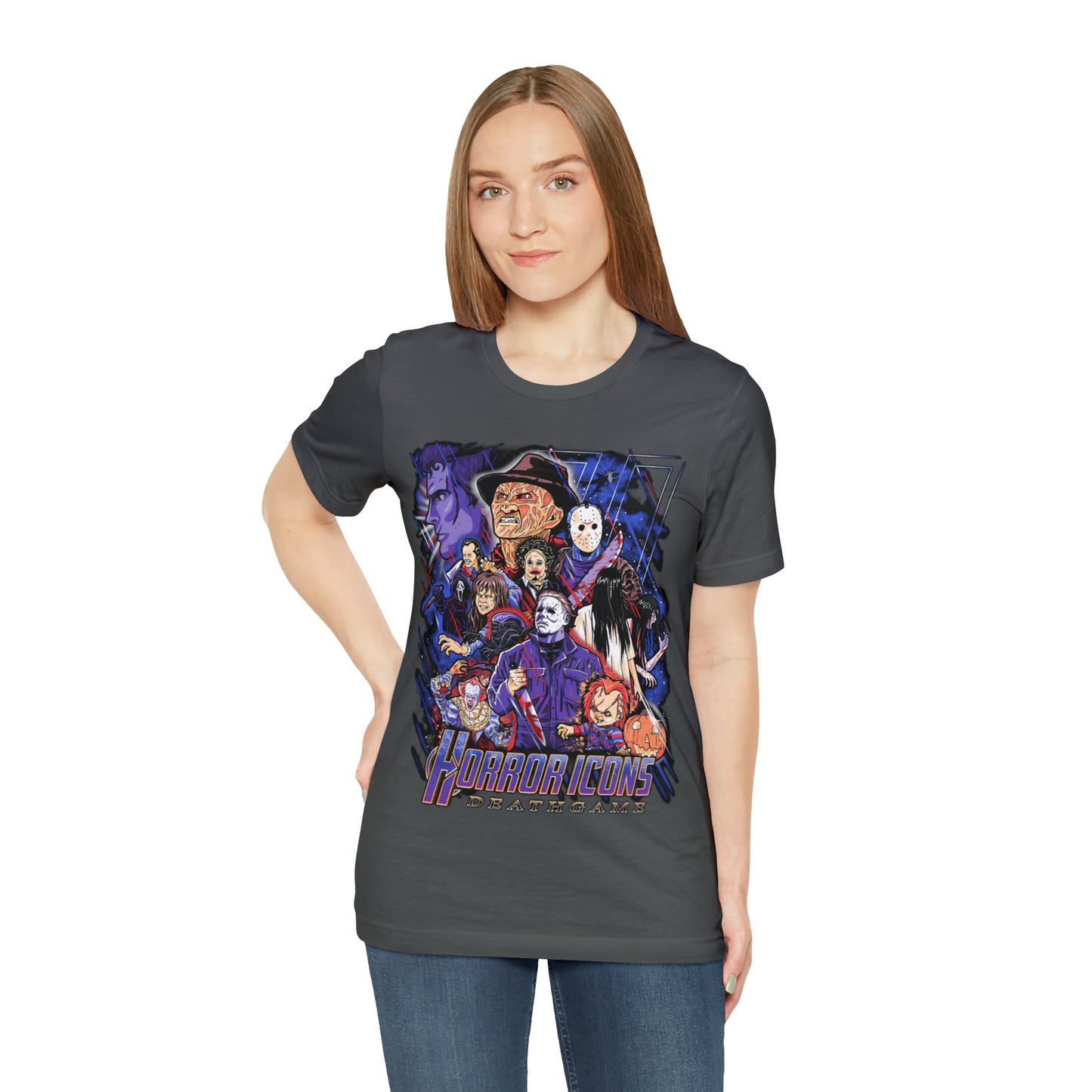 Horror Icons DeathGame | Unisex Jersey Short Sleeve Tee