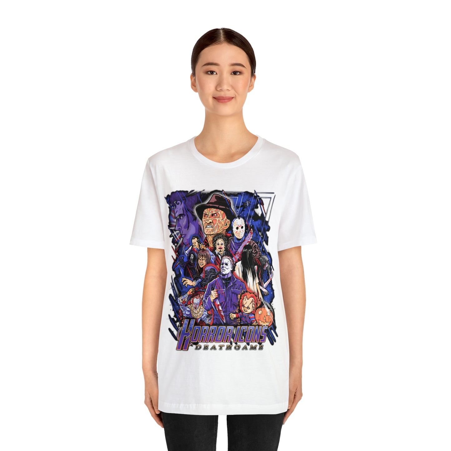 Horror Icons DeathGame | Unisex Jersey Short Sleeve Tee