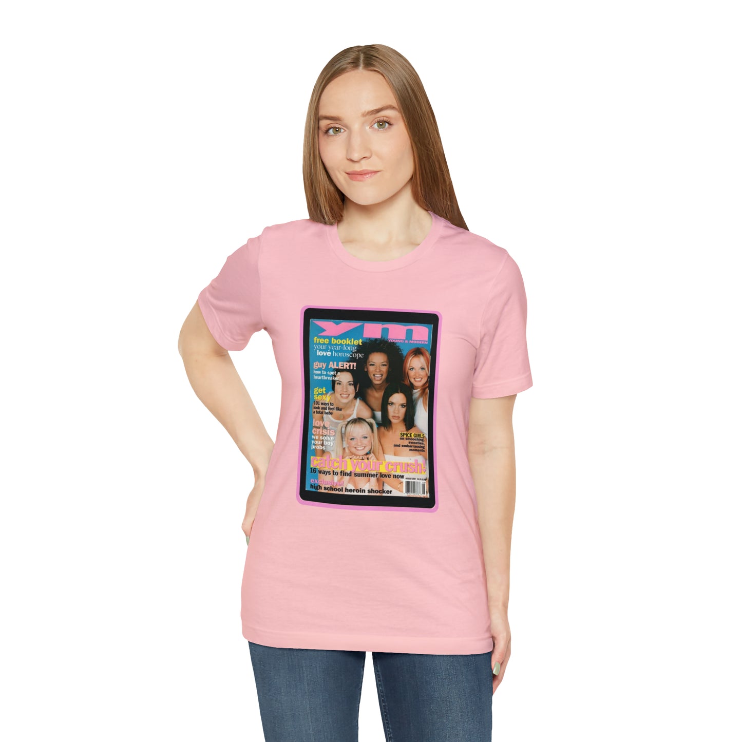 90s Throwback Spice Girls Unisex Jersey Short Sleeve Tee