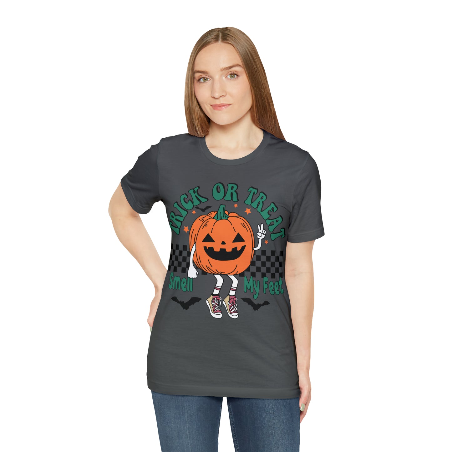 Trick or Treat Smell My Feet | Unisex Jersey Short Sleeve Tee