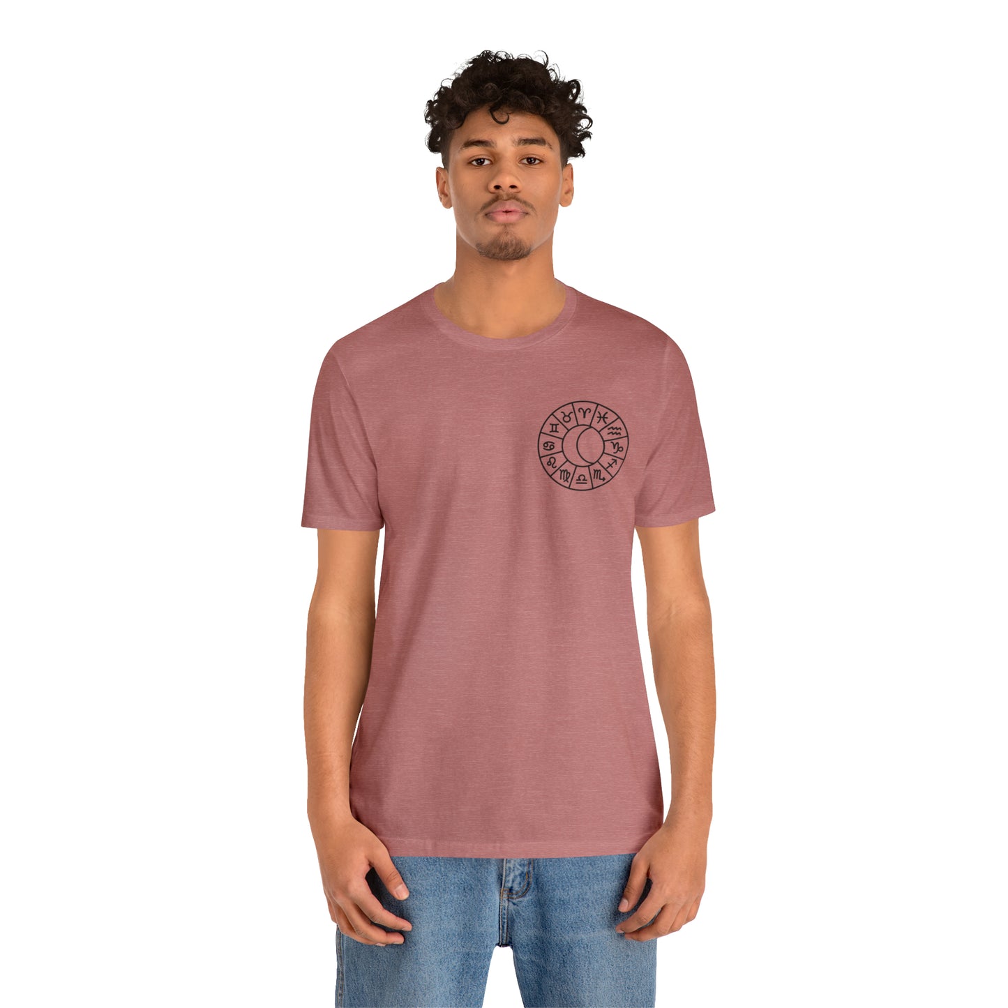 Zodiac Gemini - Astrology Unisex Jersey Short Sleeve Tee Front/Back Print