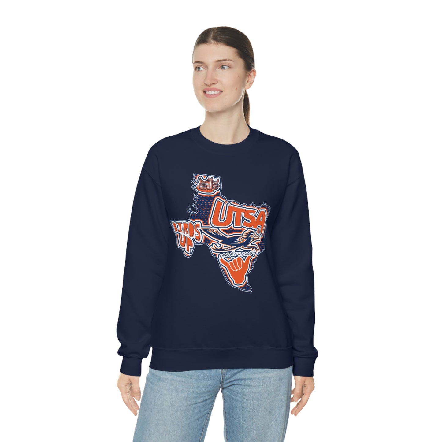 UTSA Football Unisex Heavy Blend Crewneck Sweatshirt