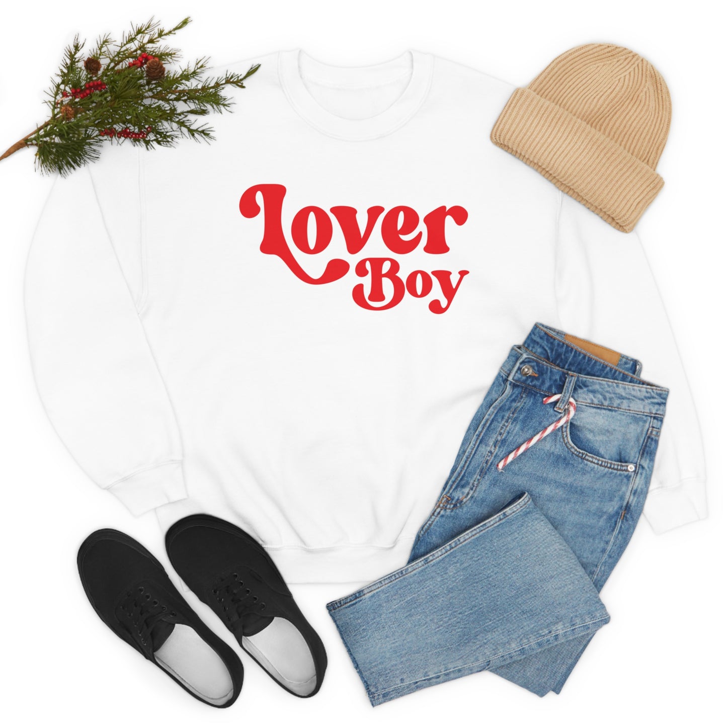 Lover Boy Valentines Day Unisex Heavy Blend Crewneck Sweatshirt