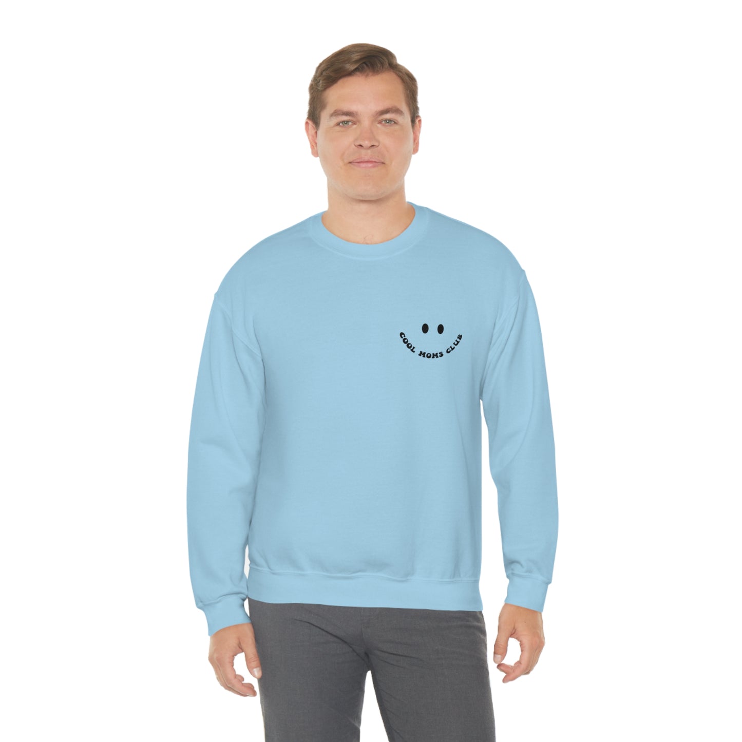 Cool Moms Club Unisex DryBlend® Crewneck Sweatshirt Front/Back Print