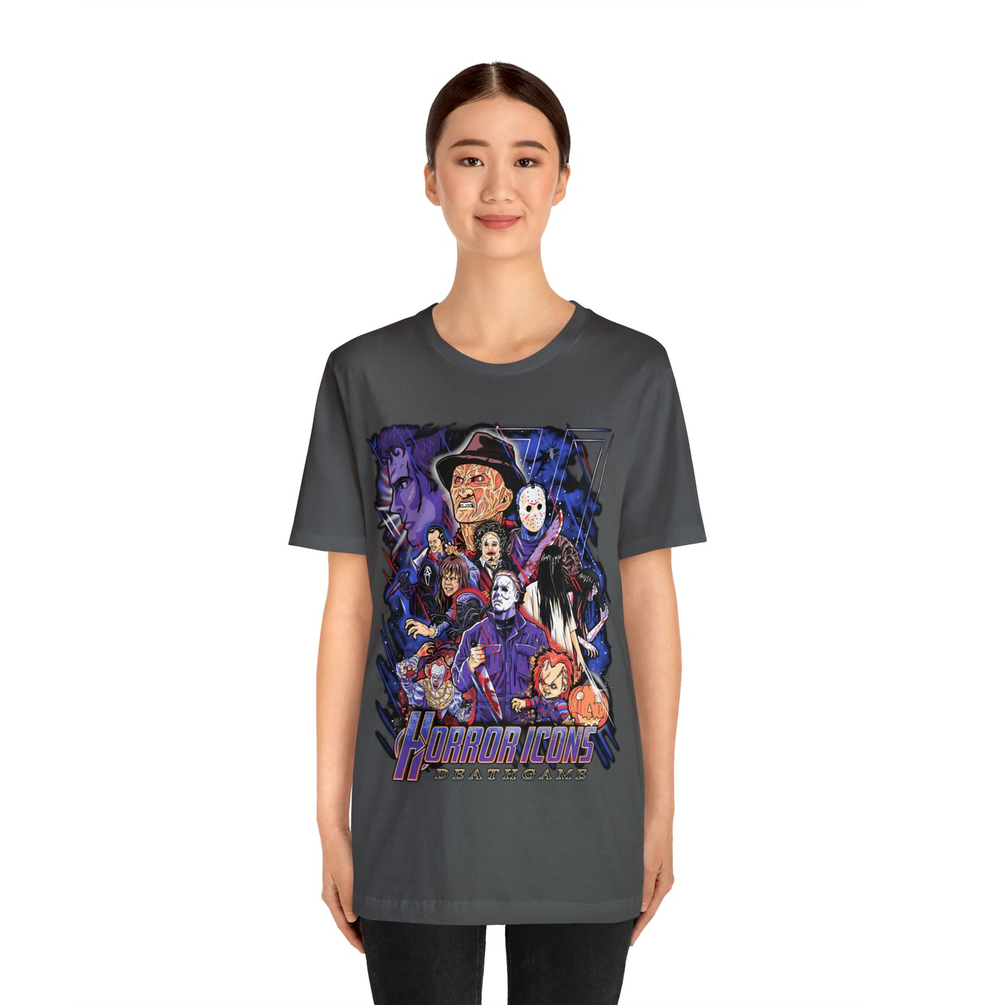 Horror Icons DeathGame | Unisex Jersey Short Sleeve Tee