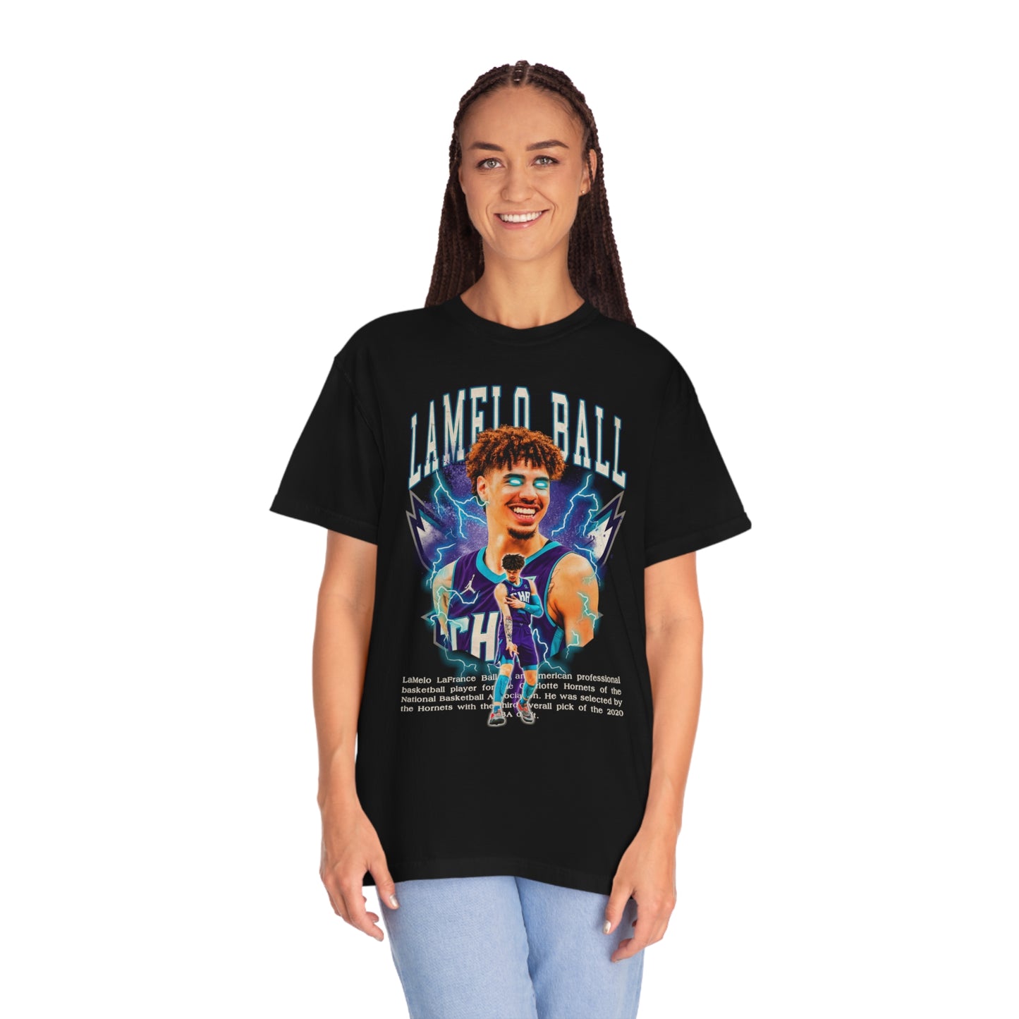 Lamely Ball Basketball Unisex Garment-Dyed T-shirt