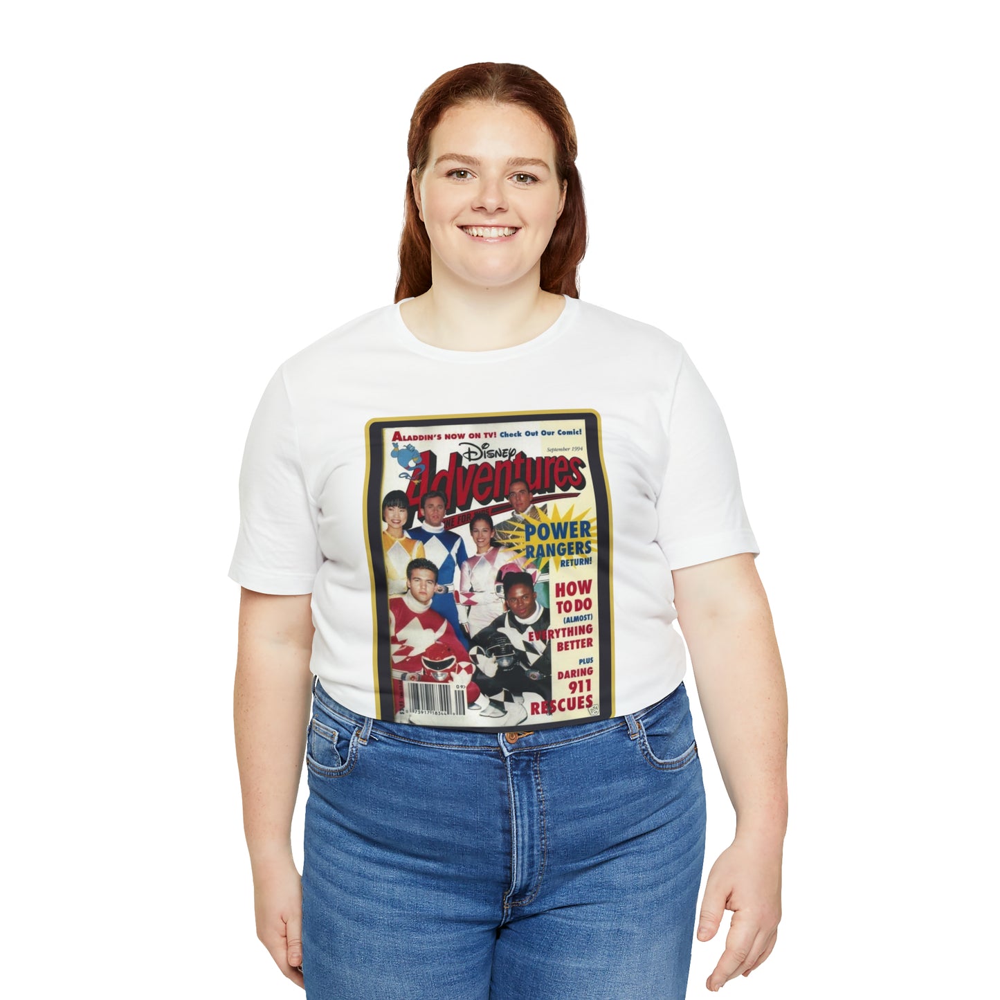90s Throwback Power Rangers Unisex Jersey Short Sleeve Tee
