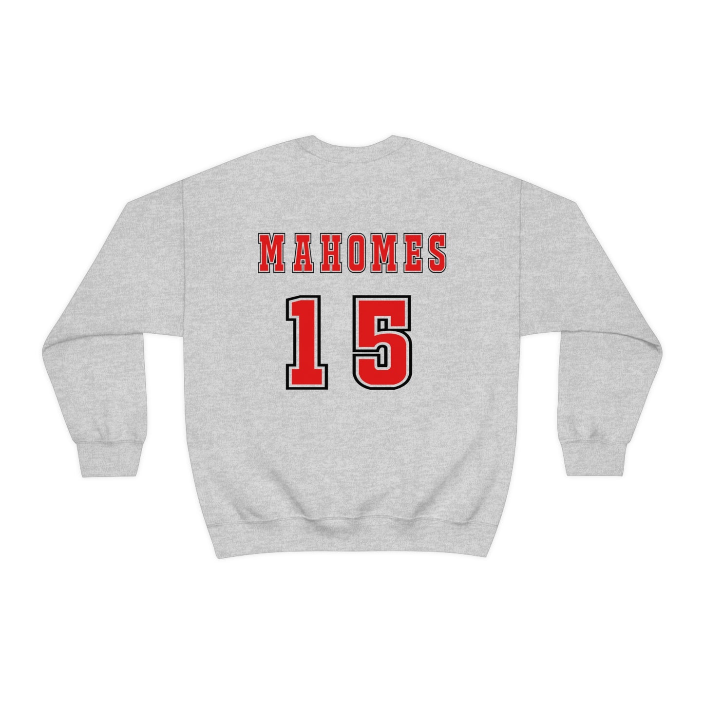 Kansas Mahomes Football Unisex Heavy Blend Crewneck Sweatshirt Front/Back Print
