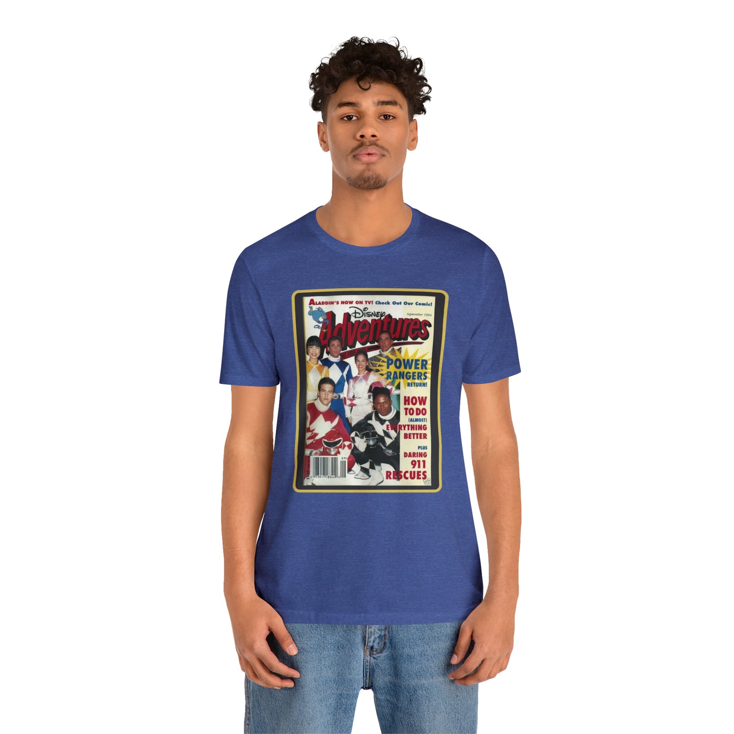 90s Throwback Power Rangers Unisex Jersey Short Sleeve Tee