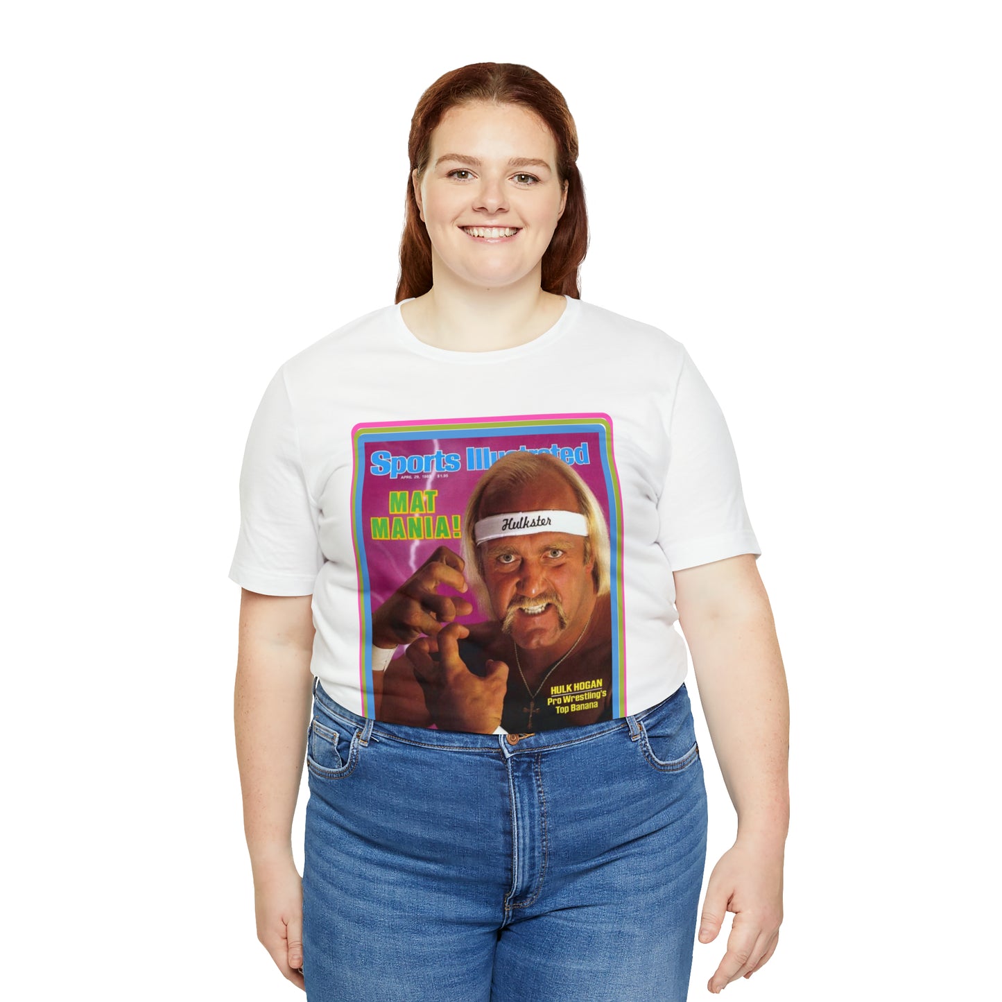 90s Throwback Hulk Hogan Sports Illustrated Magazine Unisex Jersey Short Sleeve Tee