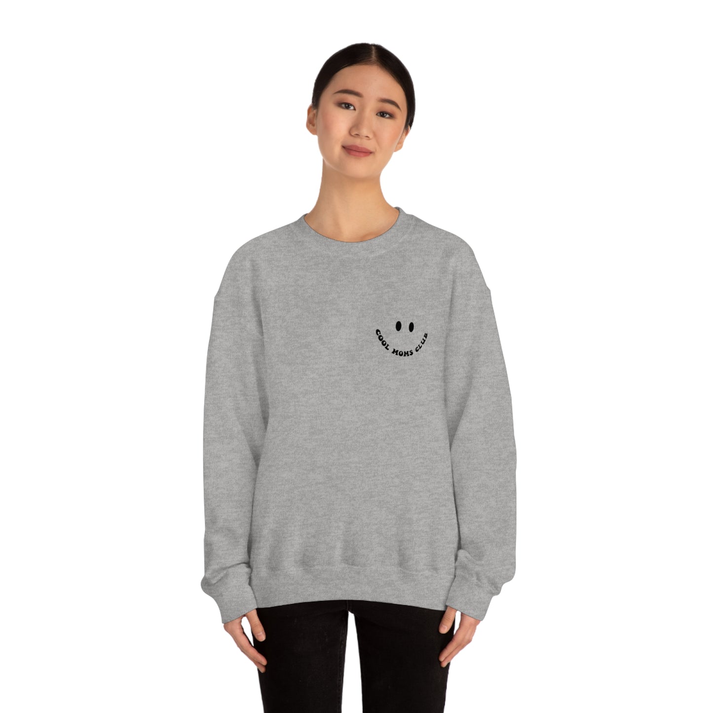 Cool Moms Club Unisex DryBlend® Crewneck Sweatshirt Front/Back Print