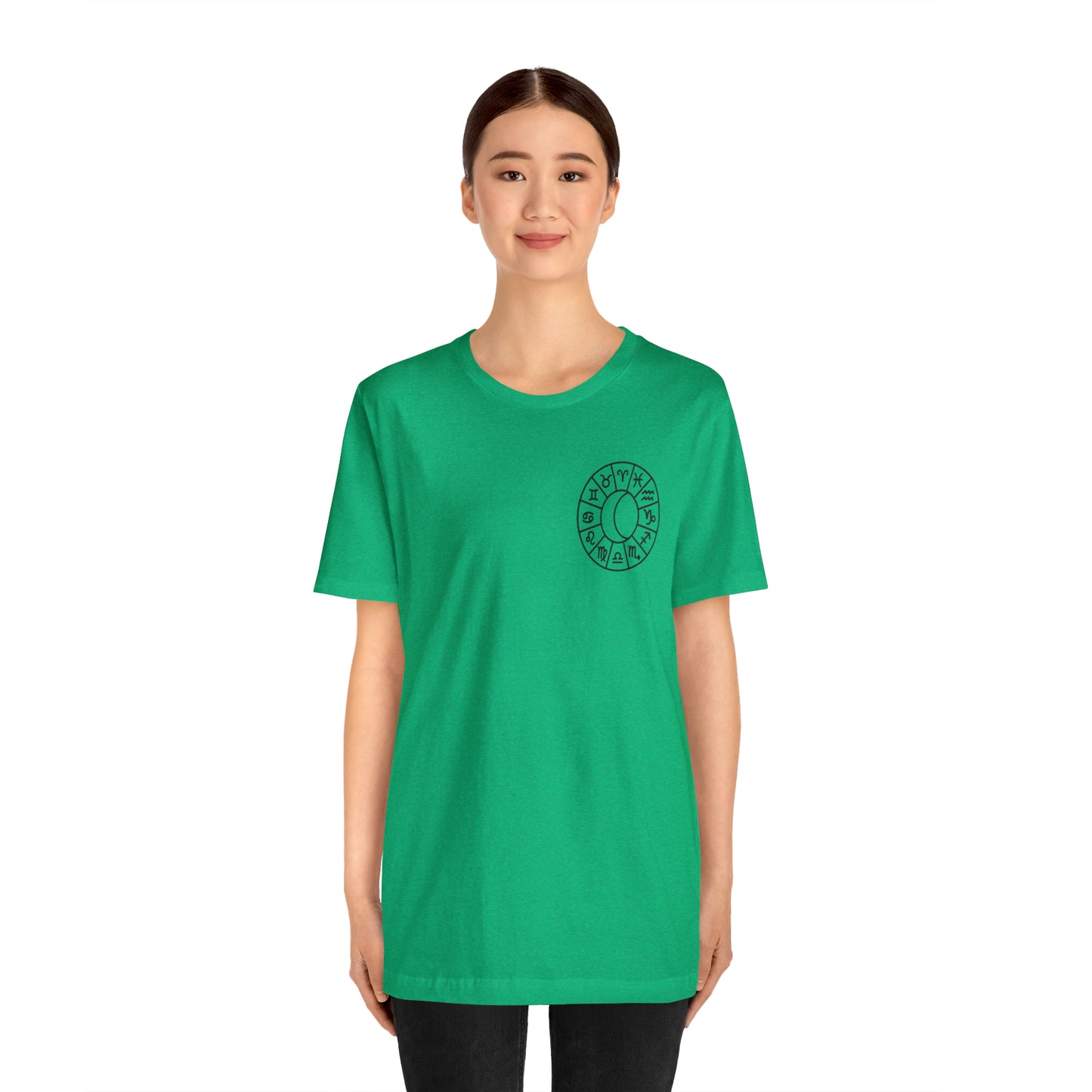 Zodiac Gemini - Astrology Unisex Jersey Short Sleeve Tee Front/Back Print