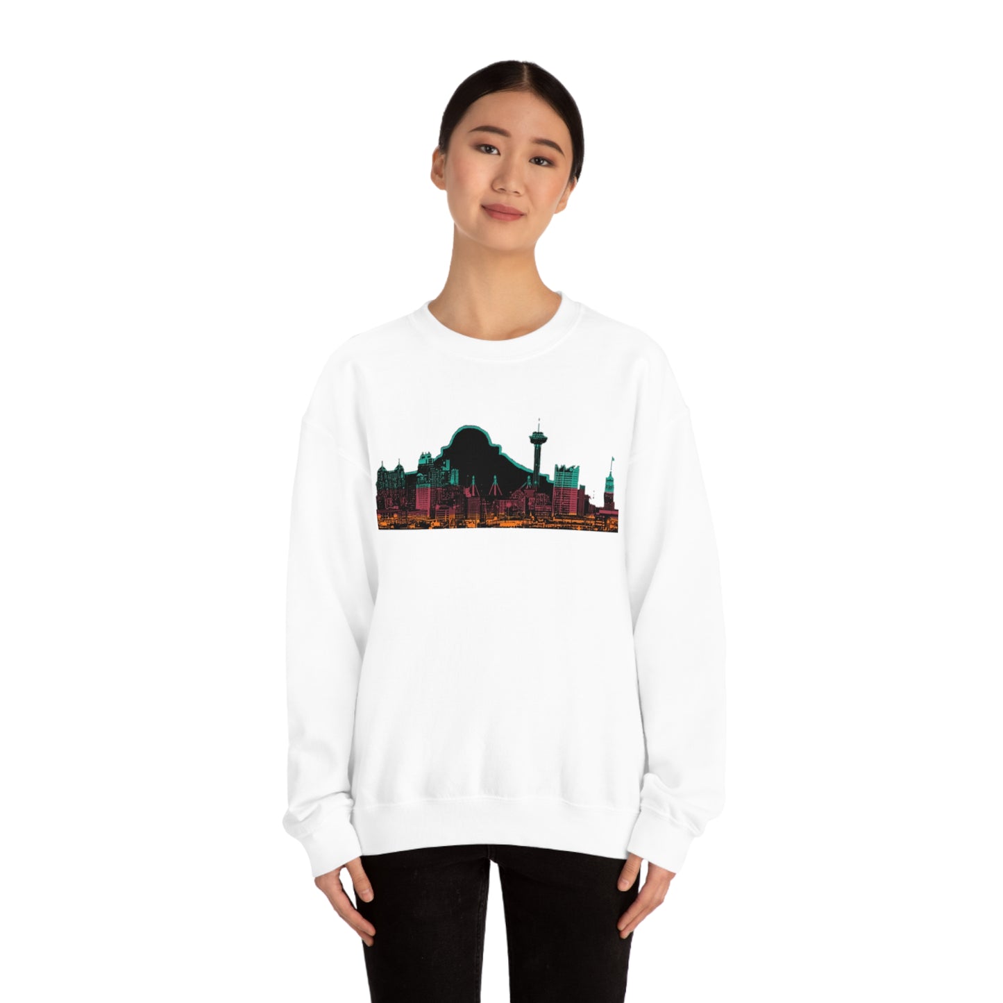 San Antonio Spurs Basketball Unisex Heavy Blend Crewneck Sweatshirt