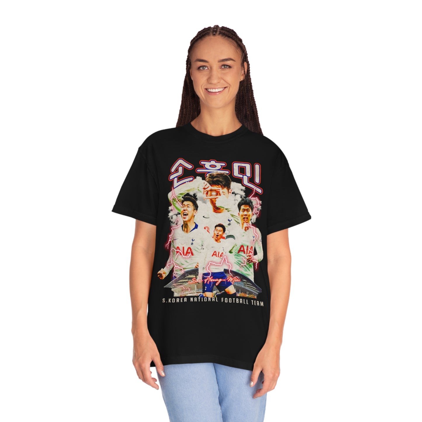S.Korea Soccer Unisex Garment-Dyed T-shirt