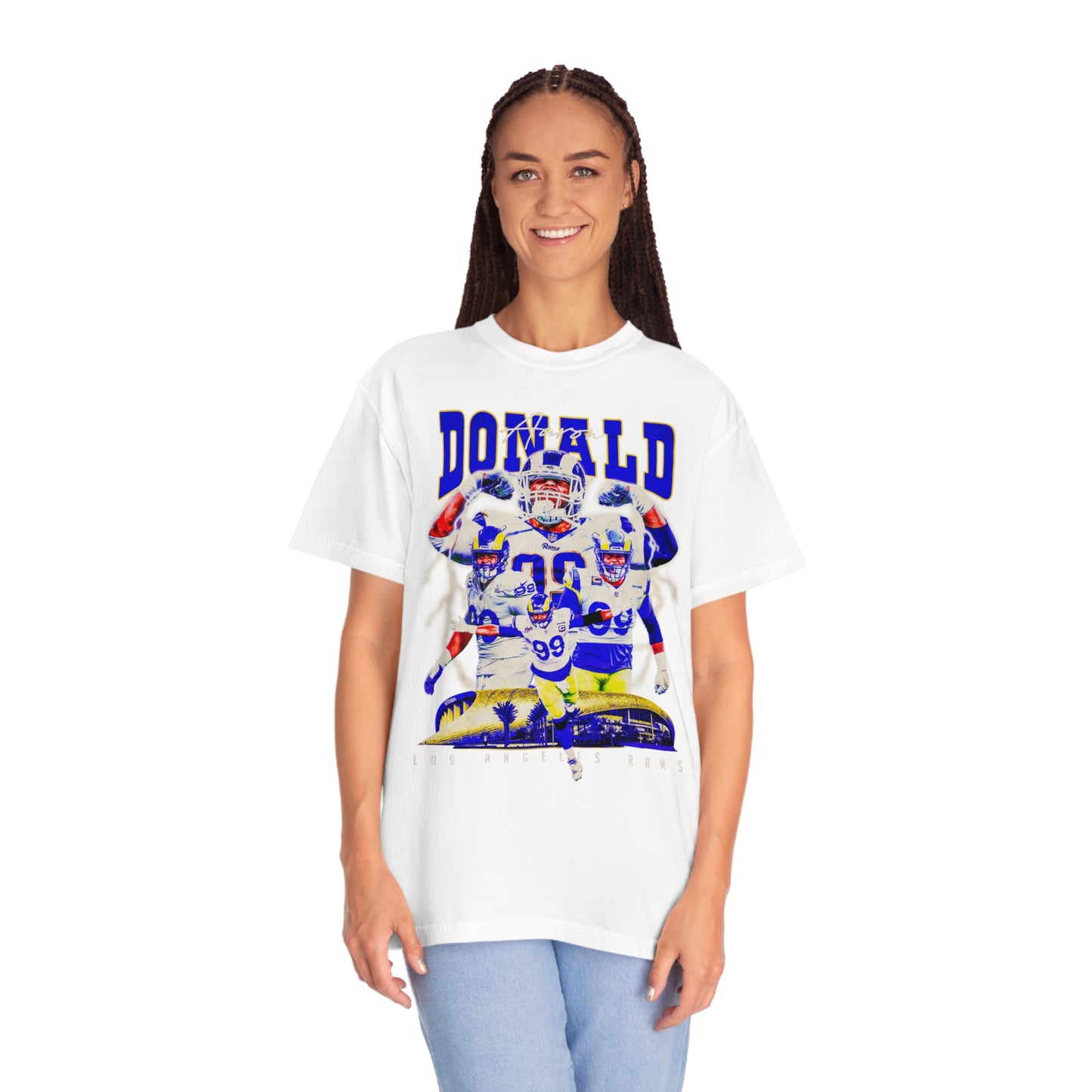Donald Rams Football Unisex Garment-Dyed T-shirt