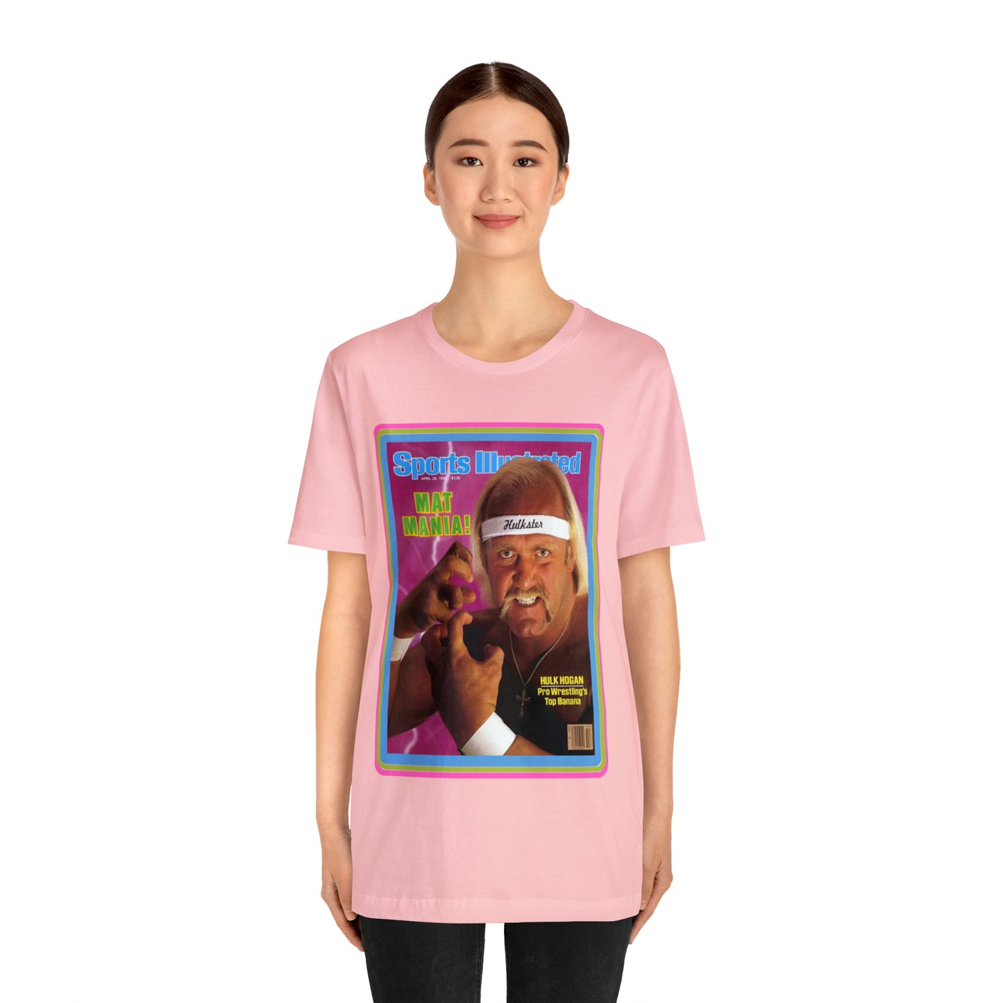 90s Throwback Hulk Hogan Sports Illustrated Magazine Unisex Jersey Short Sleeve Tee