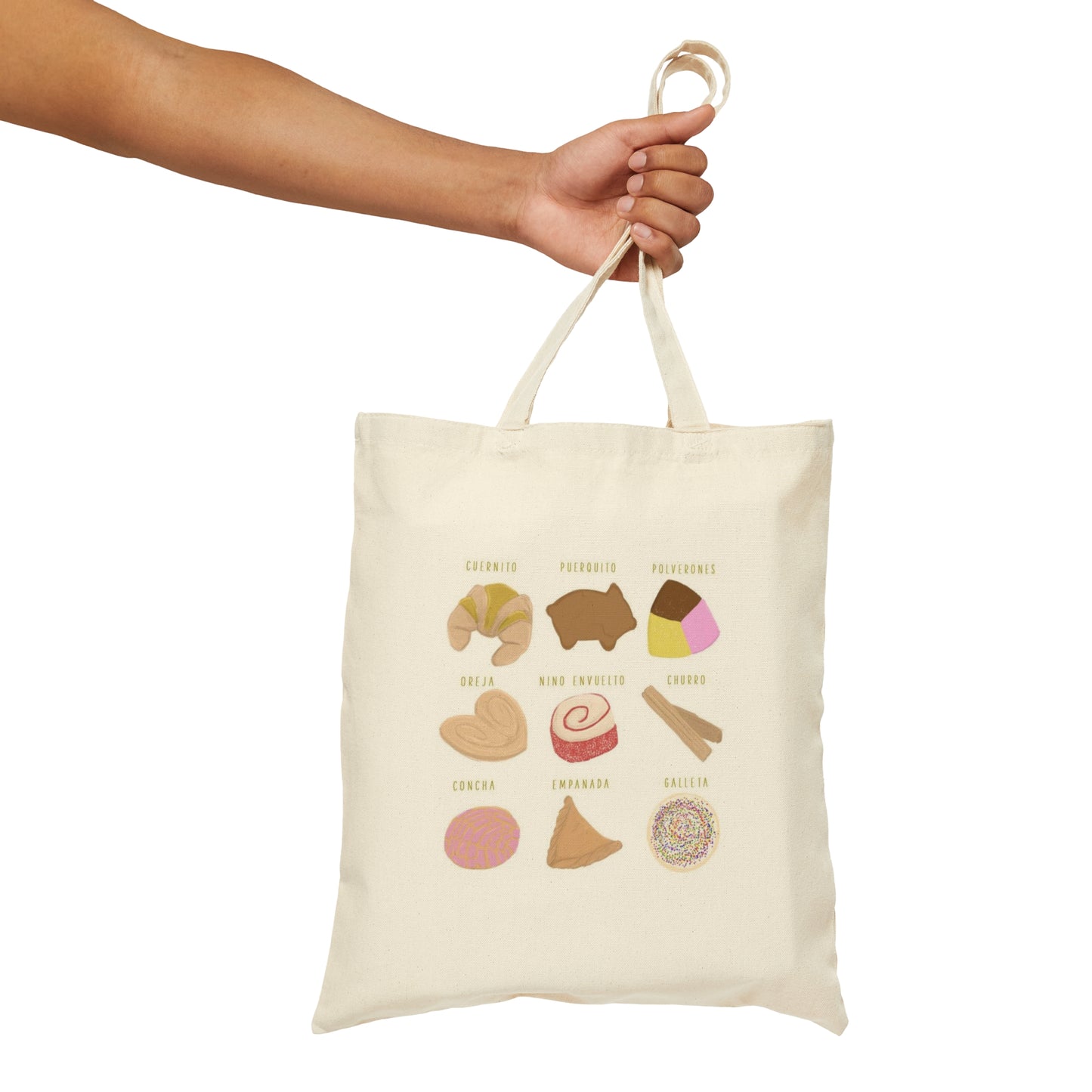 Pan Dulce Canvas Tote Bag