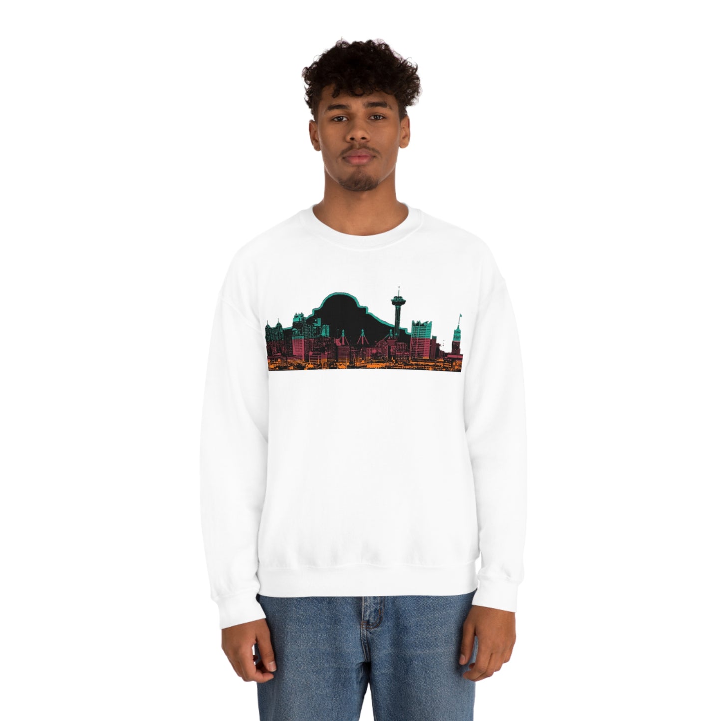 San Antonio Spurs Basketball Unisex Heavy Blend Crewneck Sweatshirt