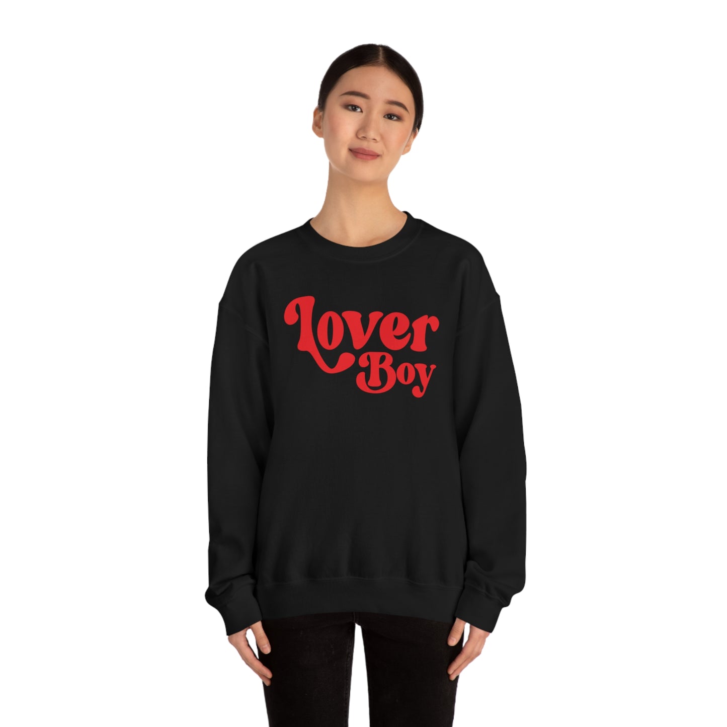 Lover Boy Valentines Day Unisex Heavy Blend Crewneck Sweatshirt