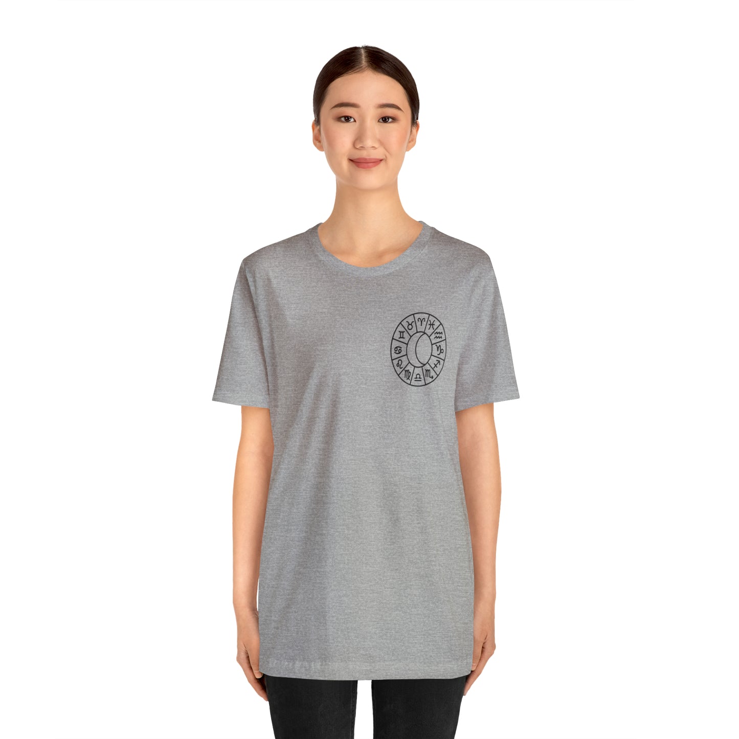 Zodiac Leo - Astrology Unisex Jersey Short Sleeve Tee Front/Back Print