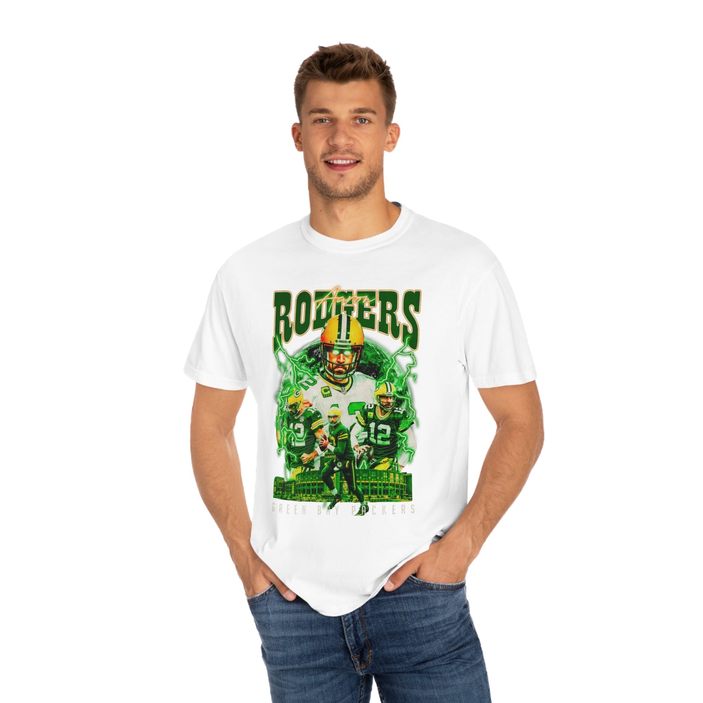 Rodgers Greenbay Football Unisex Garment-Dyed T-shirt