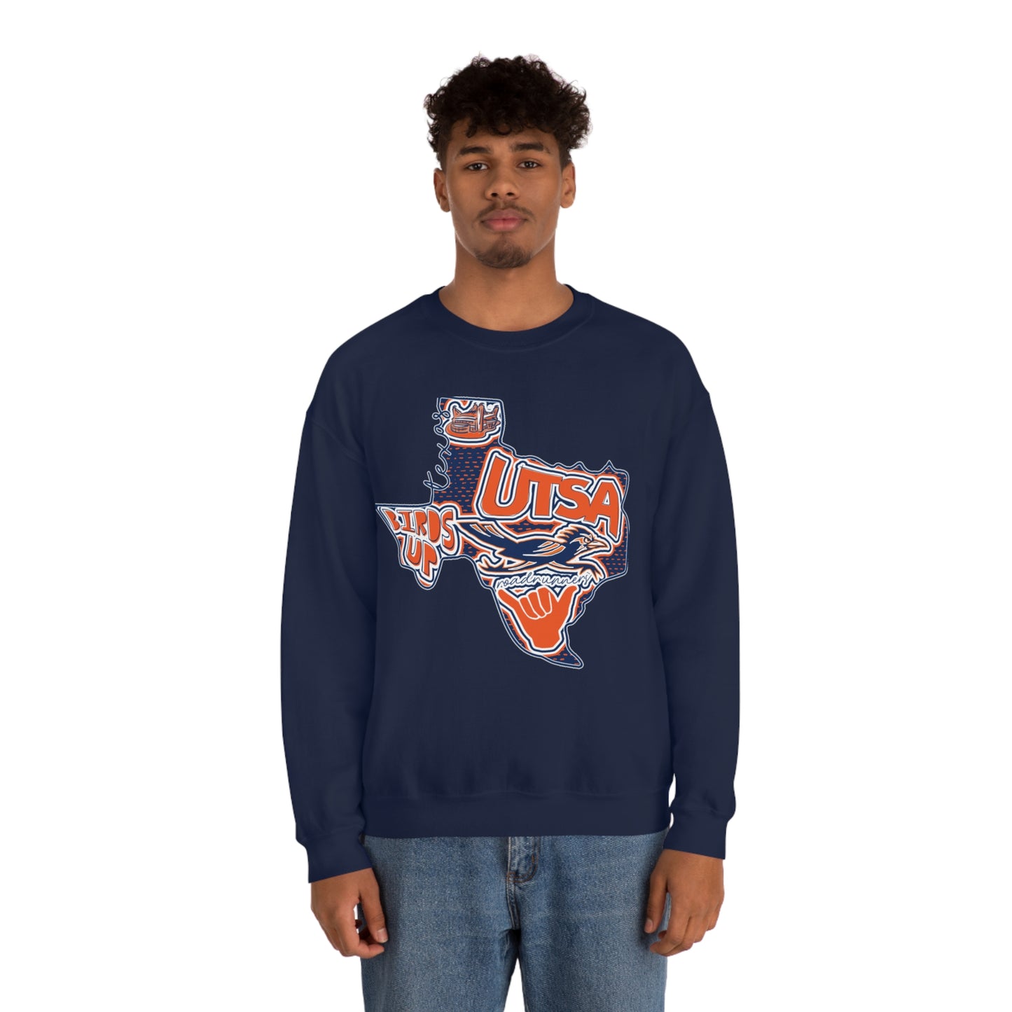 UTSA Football Unisex Heavy Blend Crewneck Sweatshirt