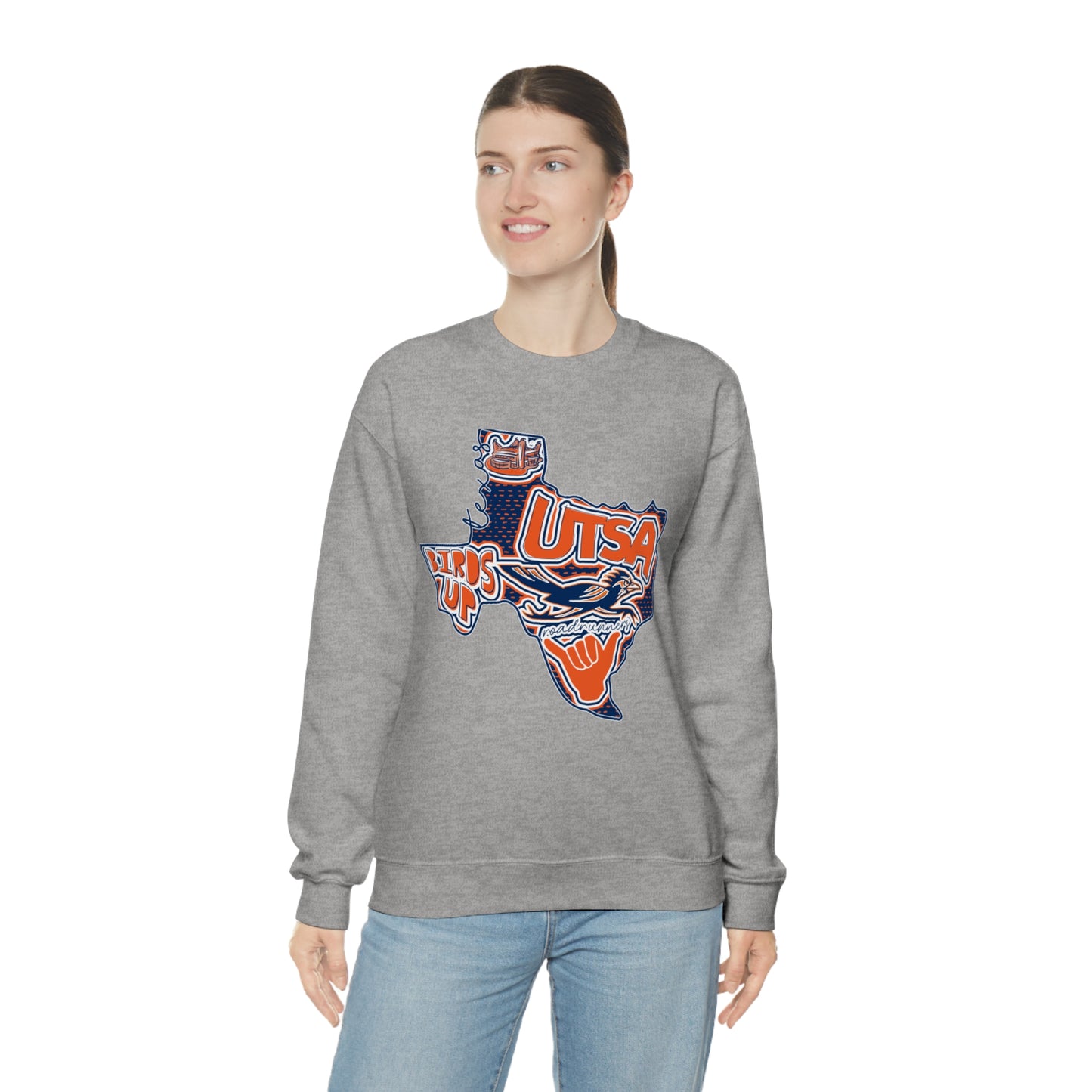 UTSA Football Unisex Heavy Blend Crewneck Sweatshirt