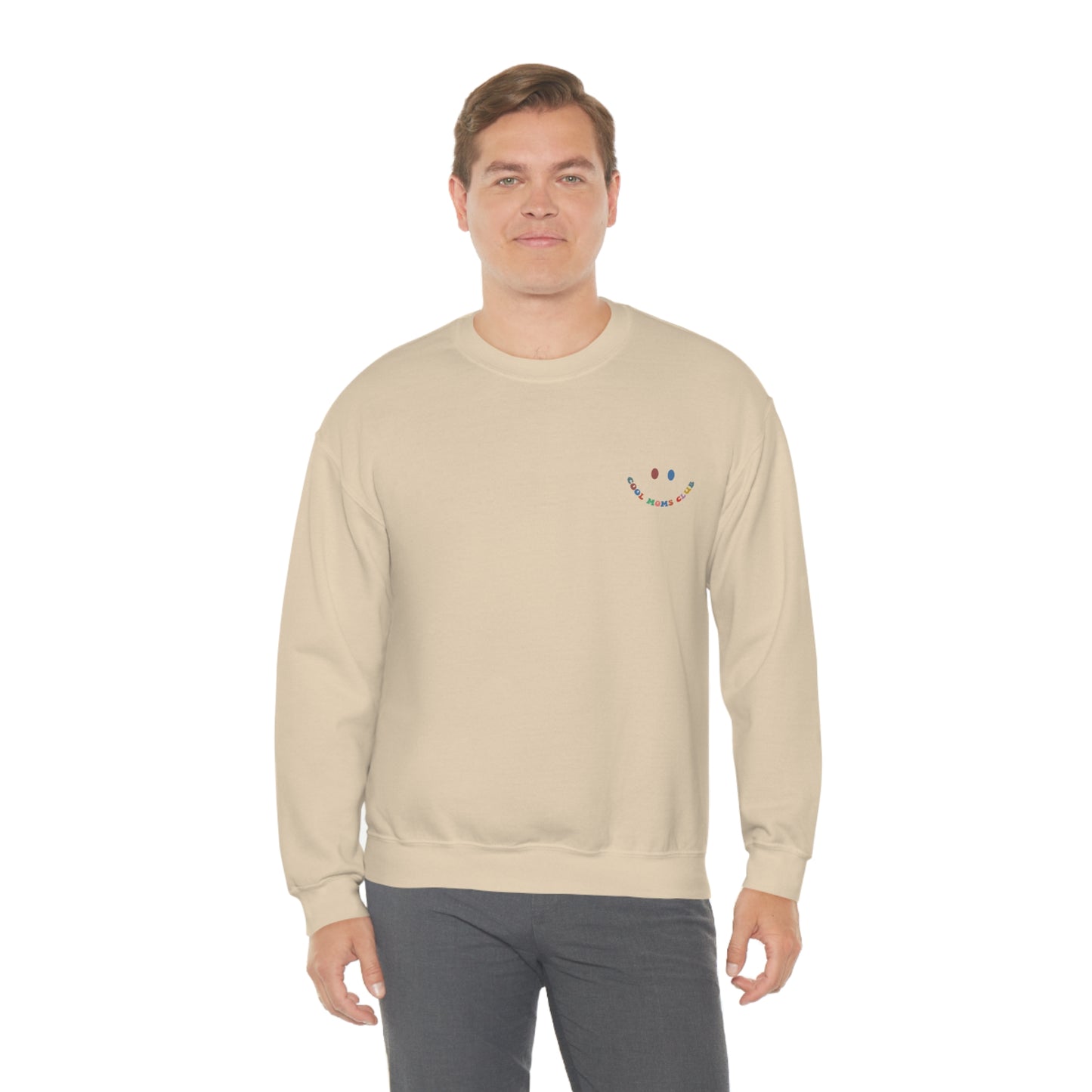 Cool Moms Club Unisex DryBlend® Crewneck Sweatshirt Front/Back Print