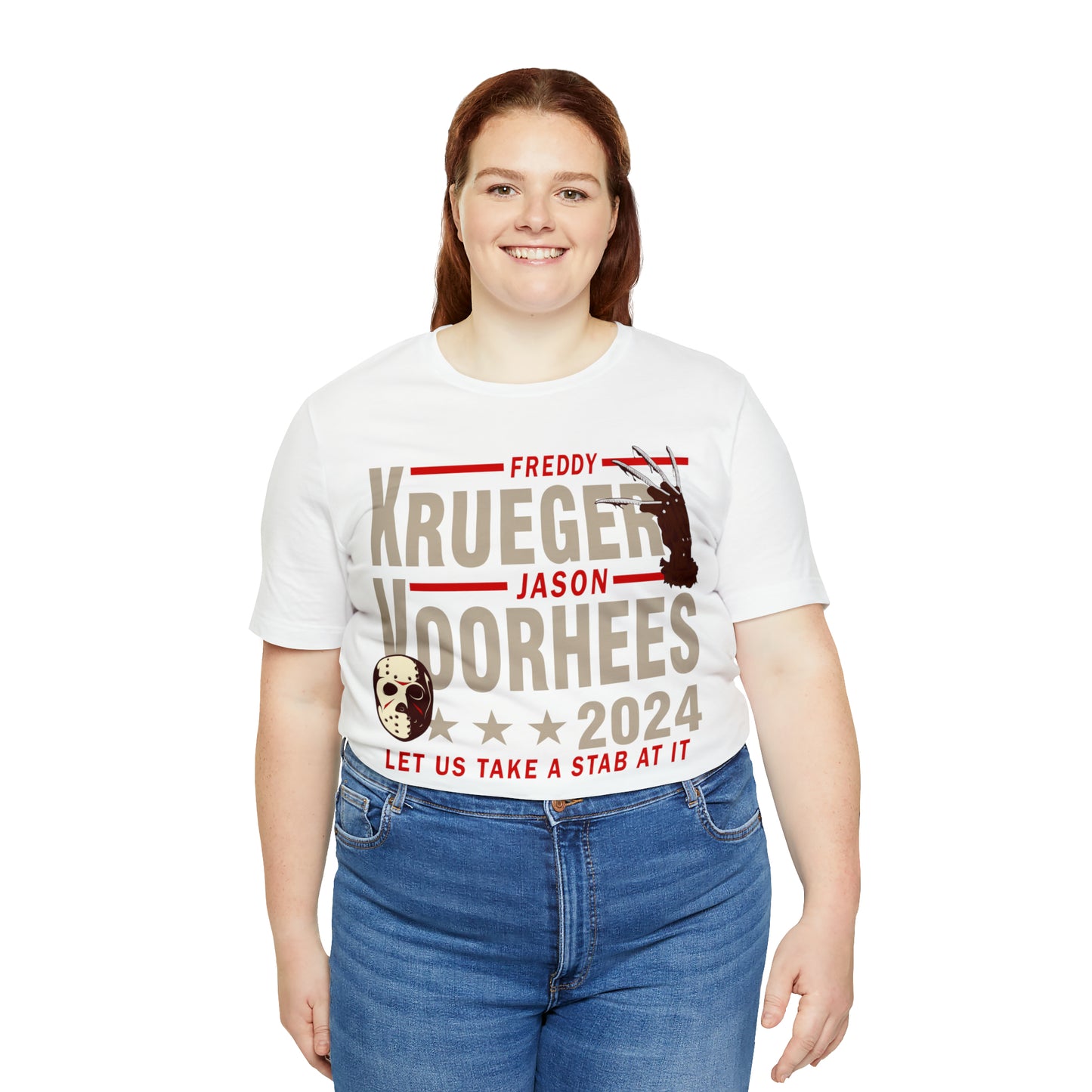 Freddy Krueger Jason Voorhees 2024 | Unisex Jersey Short Sleeve Tee