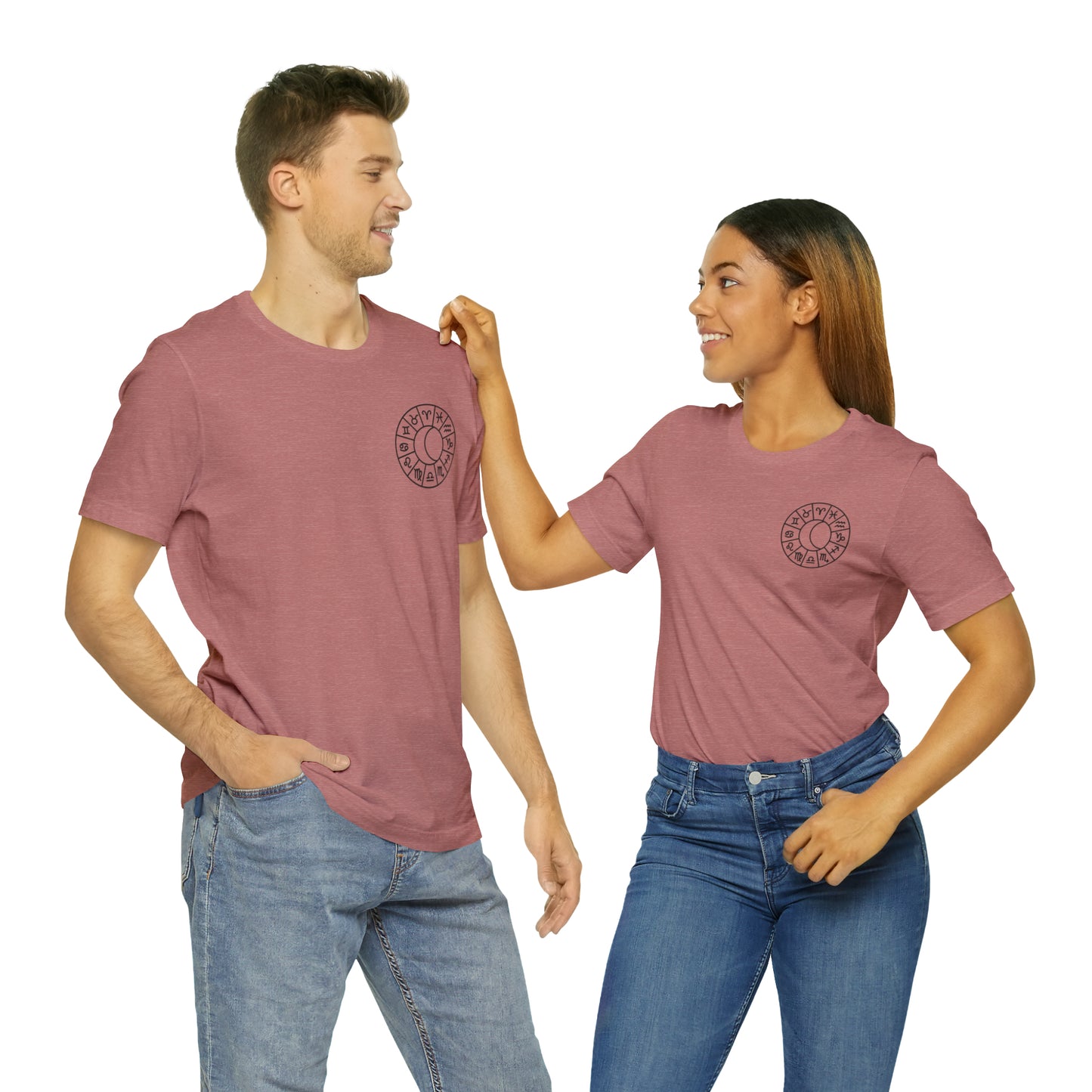 Zodiac Pisces - Astrology Unisex Jersey Short Sleeve Tee Front/Back Print