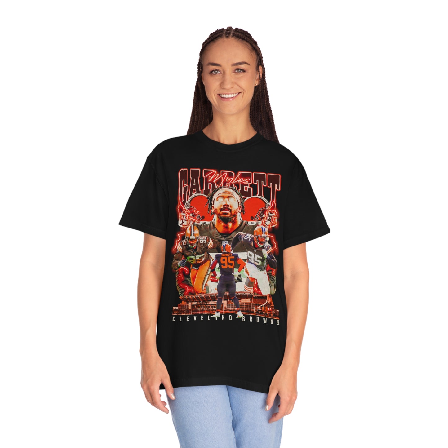 Garrett Browns Football Unisex Garment-Dyed T-shirt