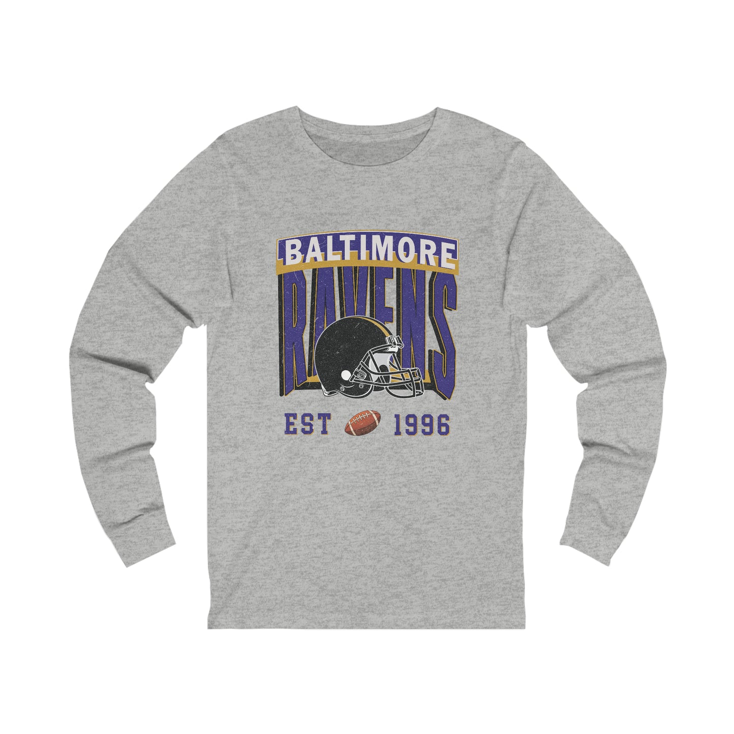 Baltimore Ravens Football Unisex Jersey Long Sleeve Tee