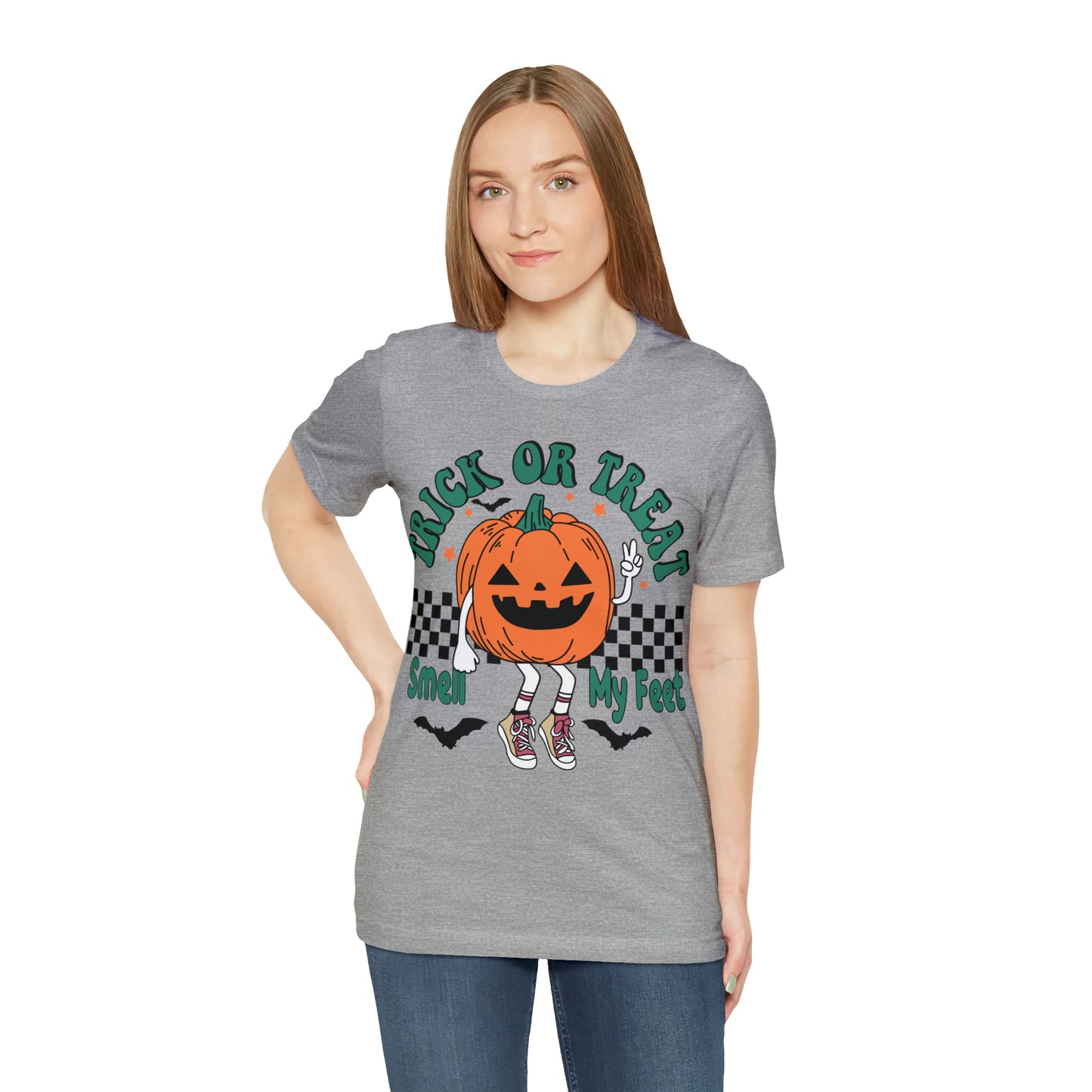Trick or Treat Smell My Feet | Unisex Jersey Short Sleeve Tee