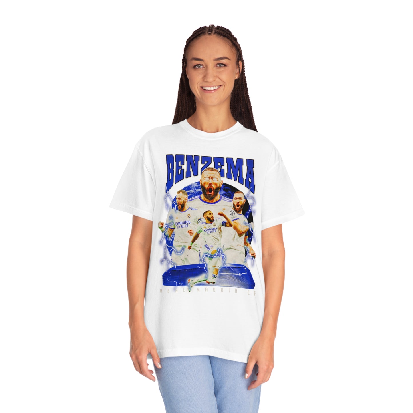 Benzema Soccer Unisex Garment-Dyed T-shirt