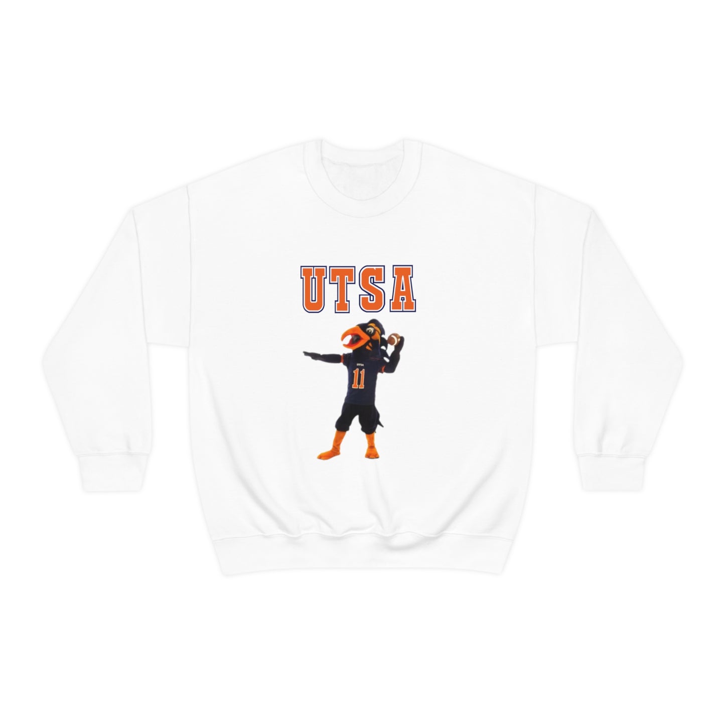 UTSA Mascot Roadrunner San Antonio Texas Unisex Heavy Blend Crewneck Sweatshirt