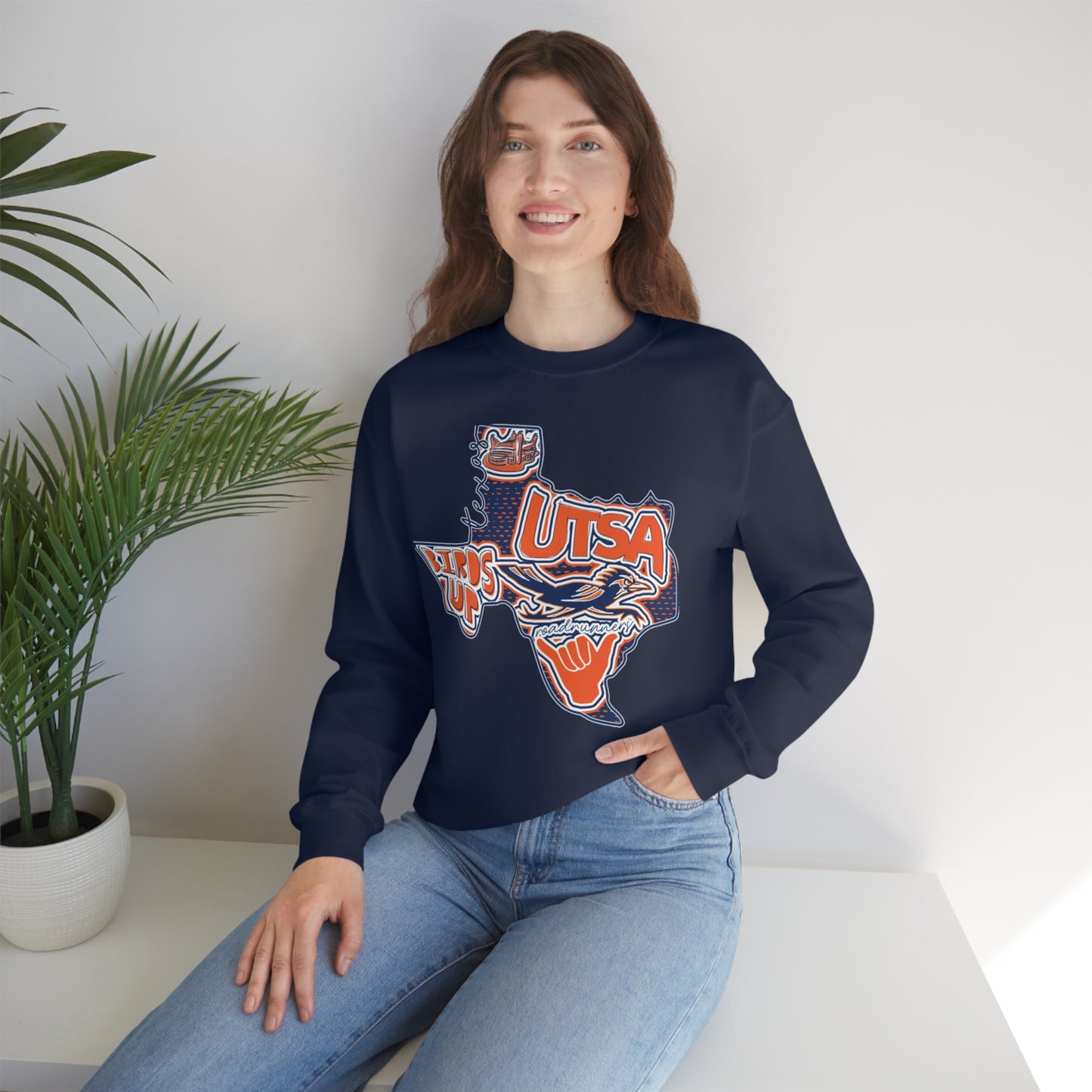 UTSA Football Unisex Heavy Blend Crewneck Sweatshirt