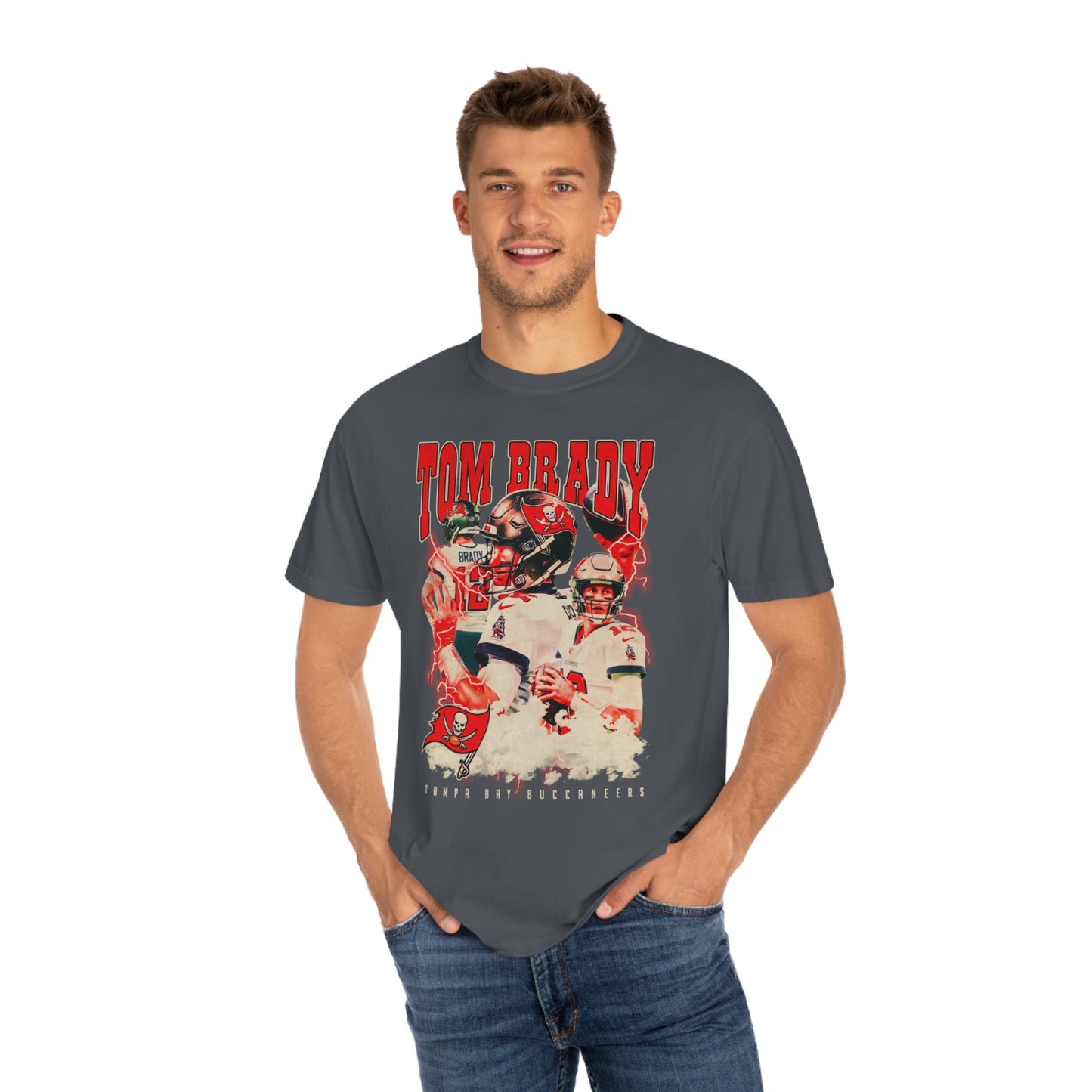 Brady Buccaneers Football Unisex Garment-Dyed T-shirt