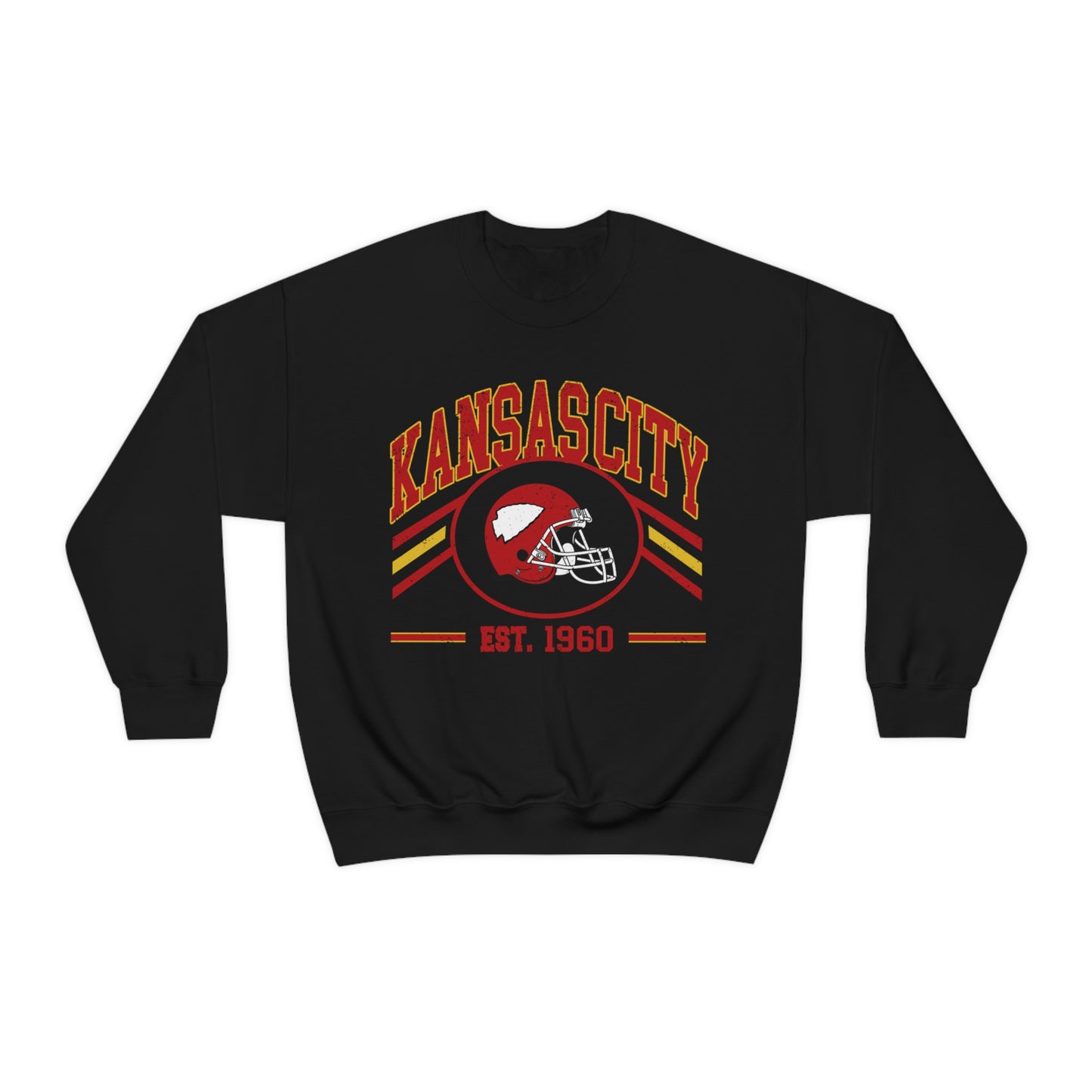 Kansas City Football Unisex Heavy Blend Crewneck Sweatshirt