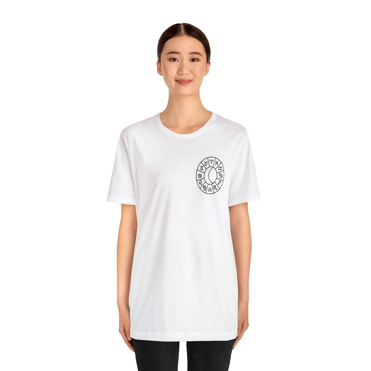 Zodiac Virgo - Astrology Unisex Jersey Short Sleeve Tee Front/Back Print