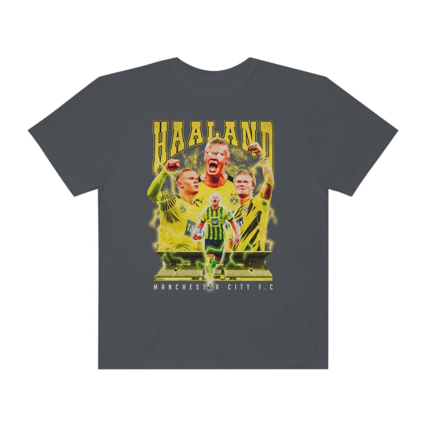 Haaland Soccer Unisex Garment-Dyed T-shirt