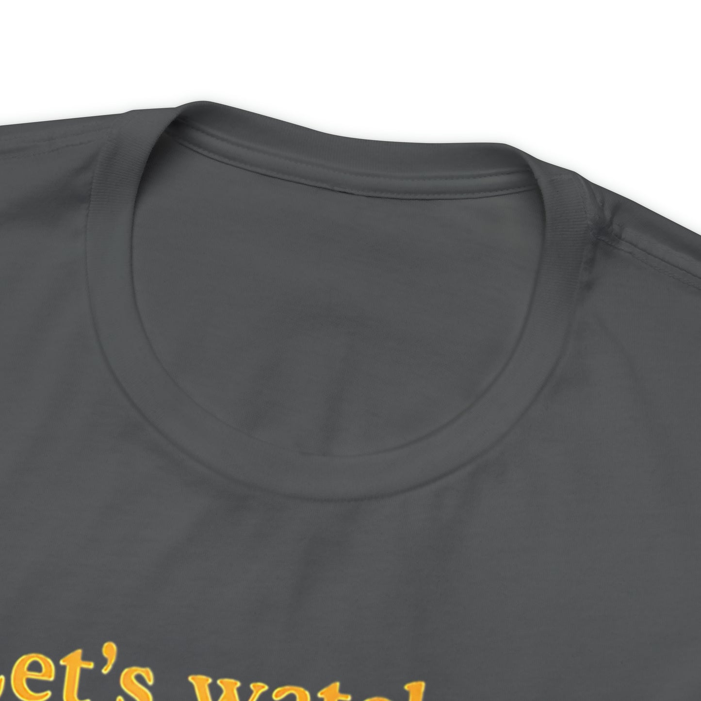 Scream Let's Watch Scary Movies | Unisex Jersey Short Sleeve Tee
