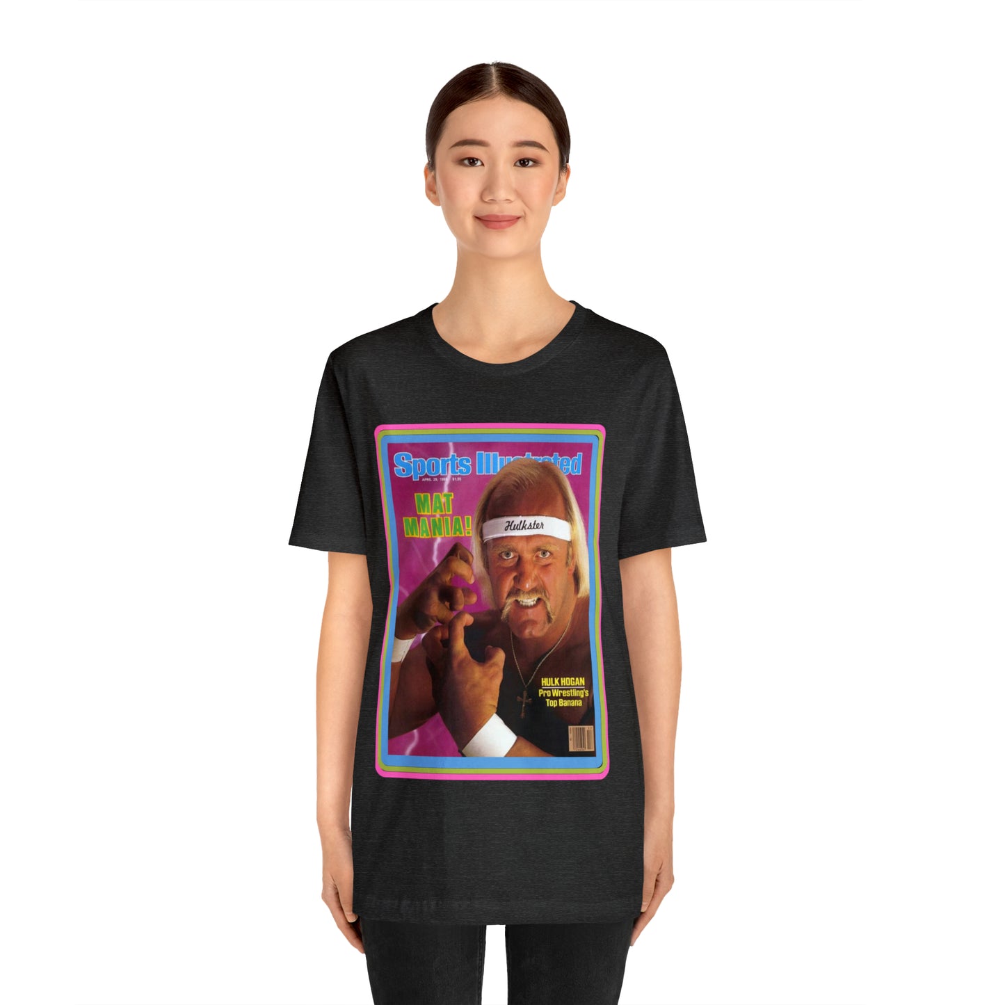 90s Throwback Hulk Hogan Sports Illustrated Magazine Unisex Jersey Short Sleeve Tee